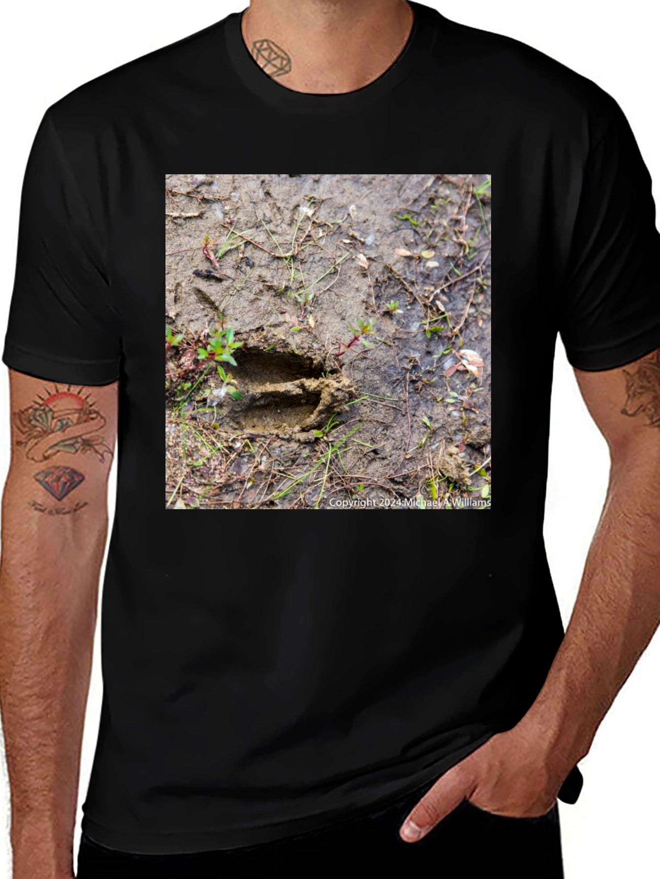 Natures Mark Tee - Wildlife Track T-Shirt