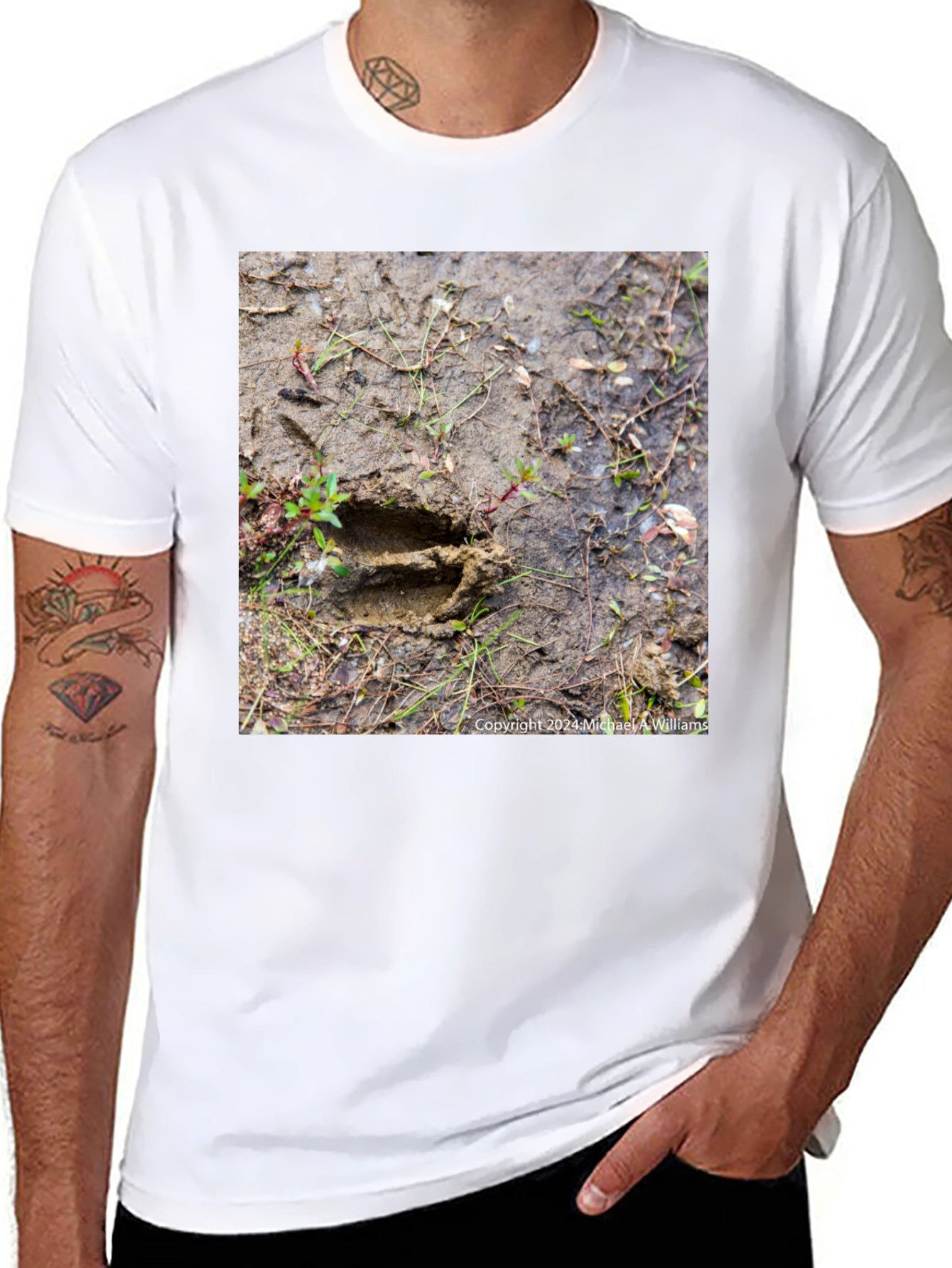 Natures Mark Tee - Wildlife Track T-Shirt