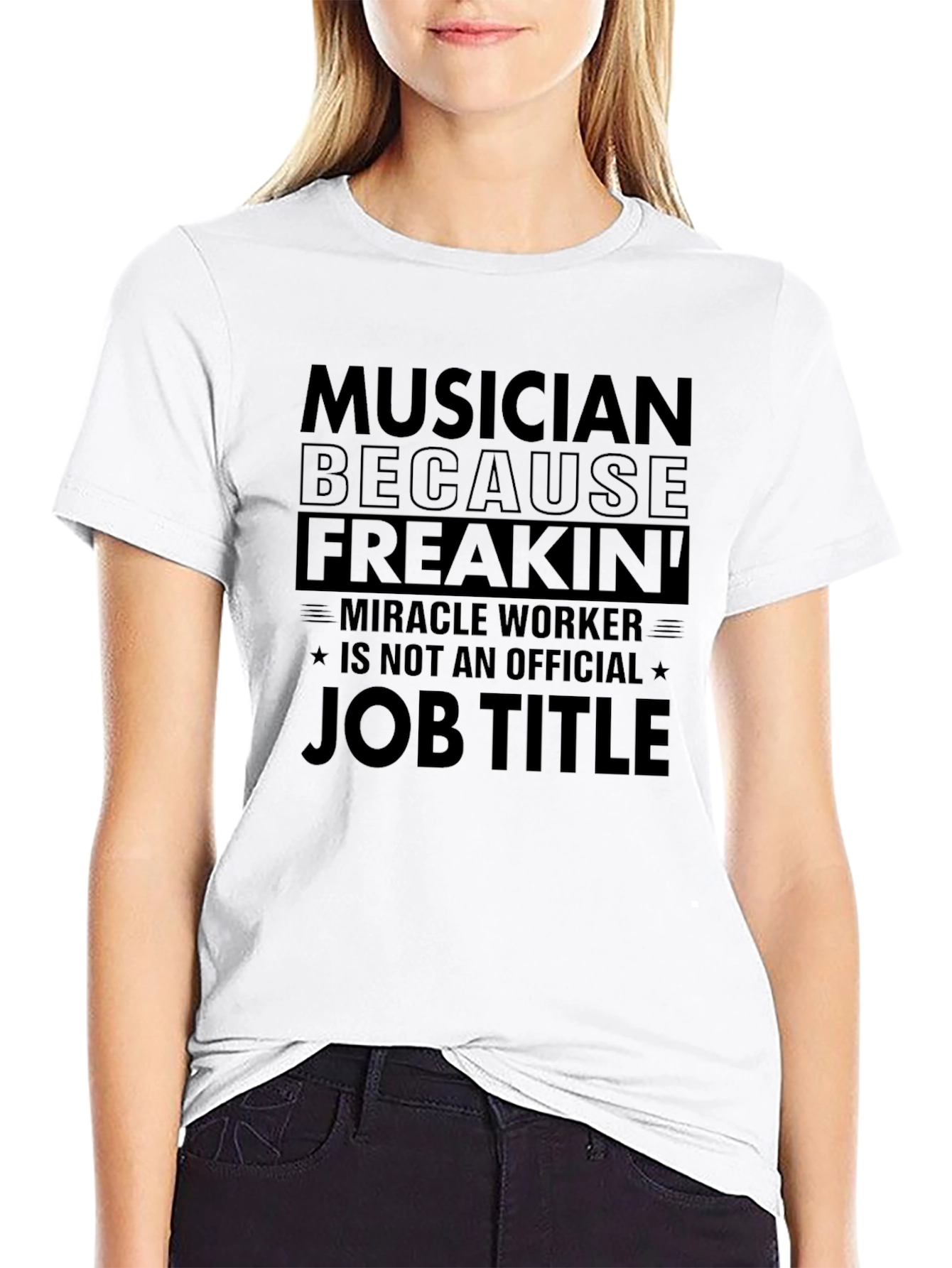 Musician Freak Official Job Title T-Shirt