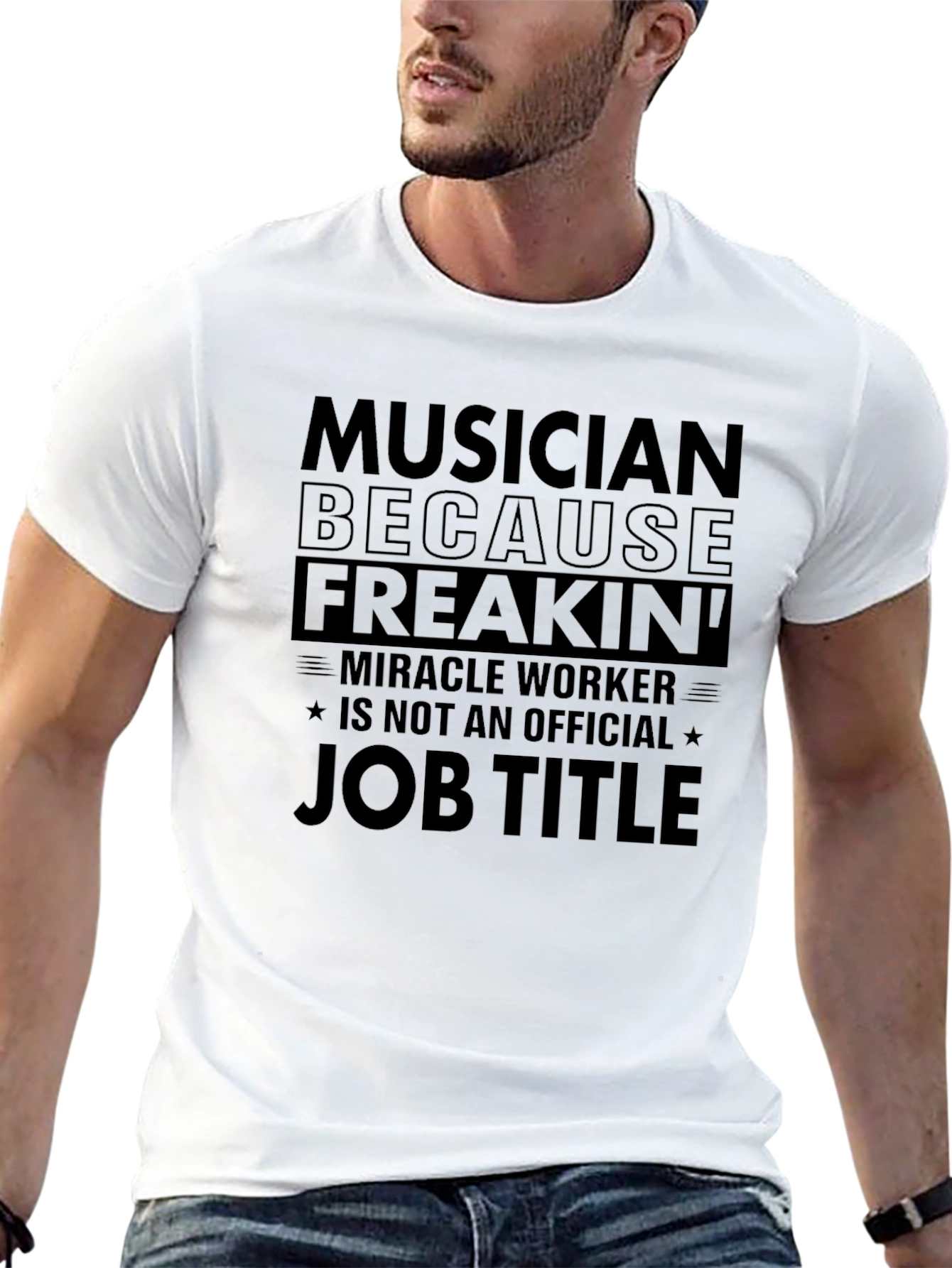 Musician Freak Official Job Title T-Shirt
