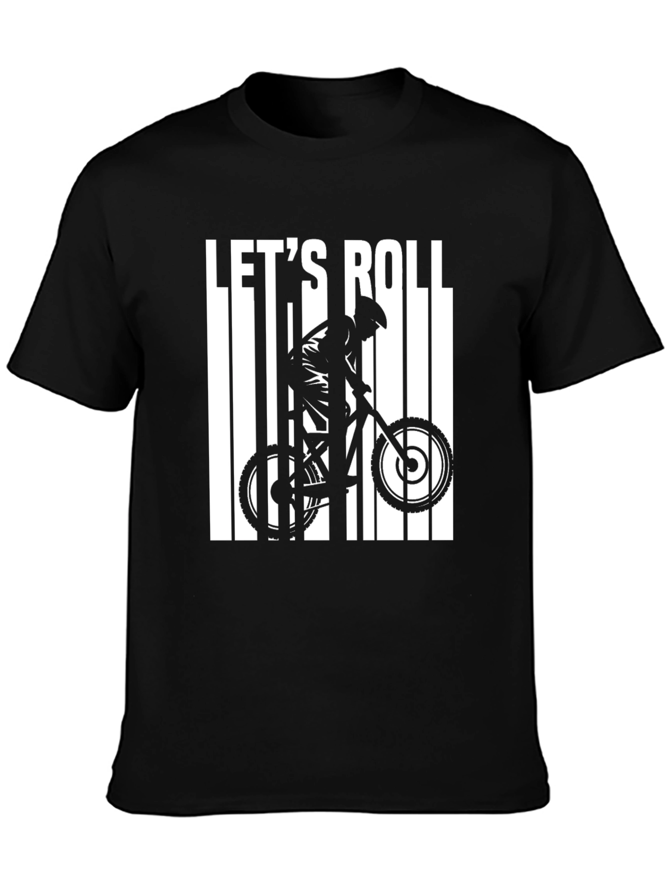 Lets Roll Biker Graphic Tee