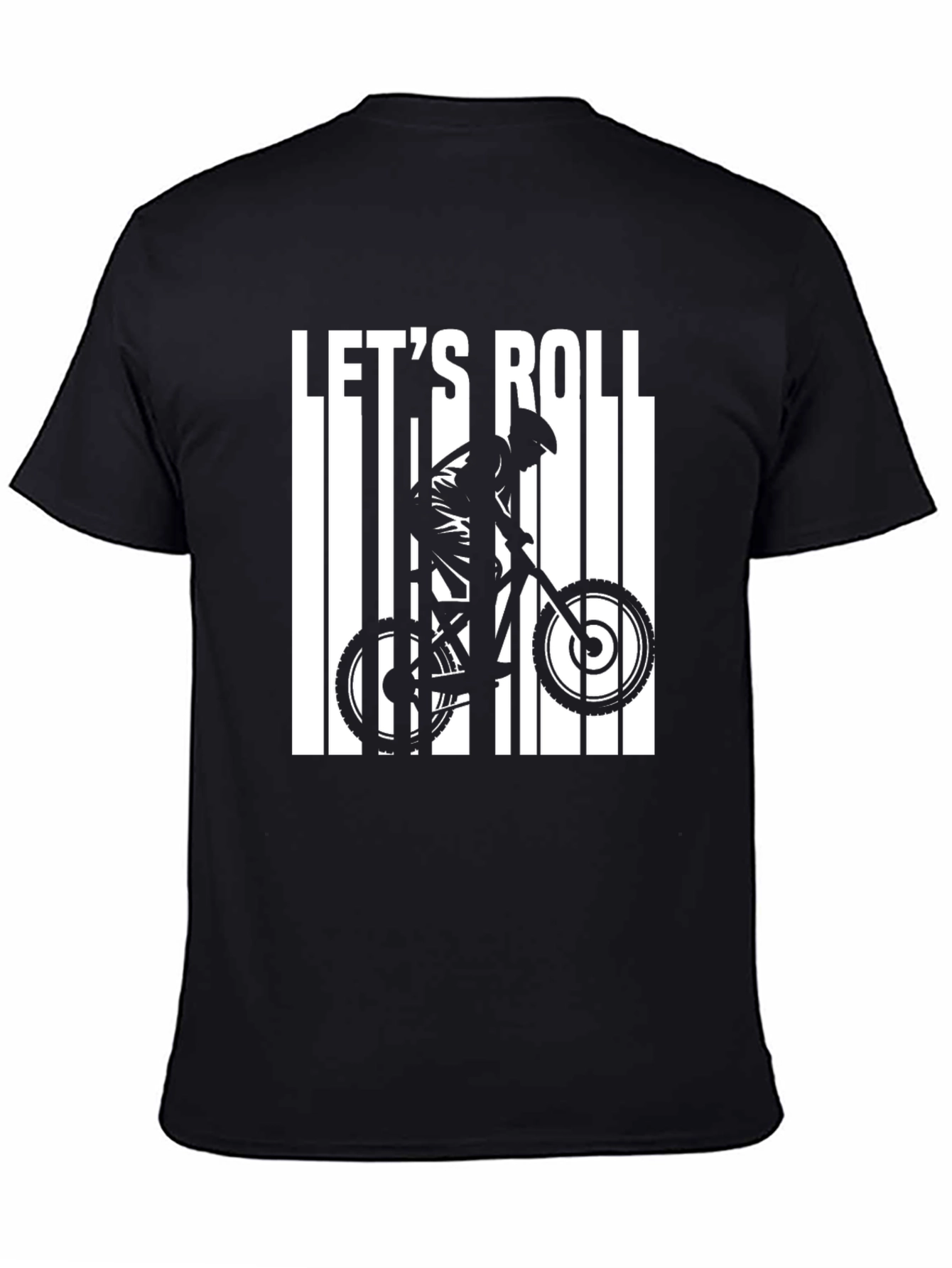 Lets Roll Biker Graphic Tee