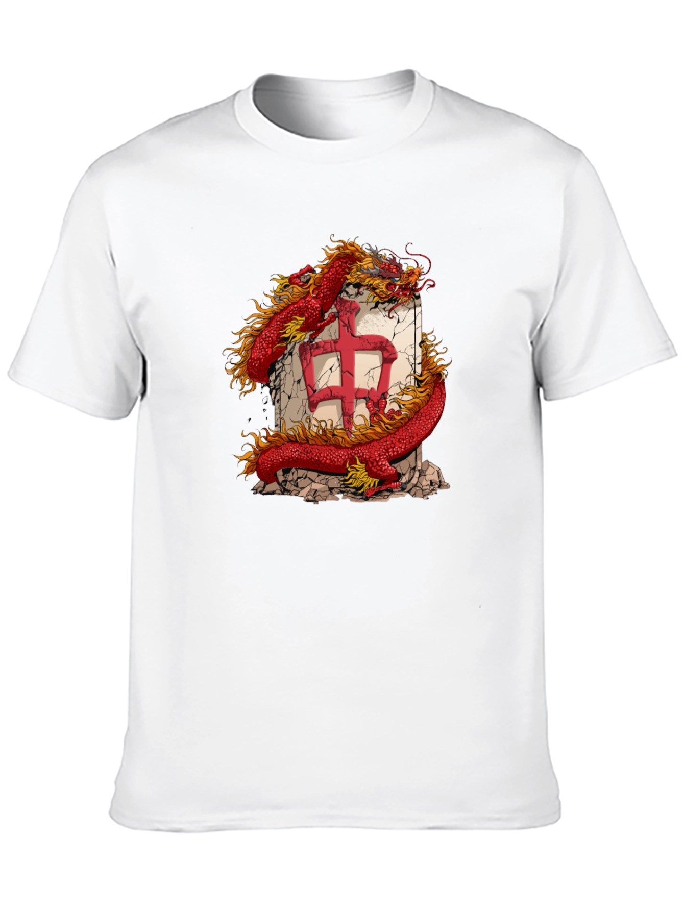Dragon Graphic Tee - Black