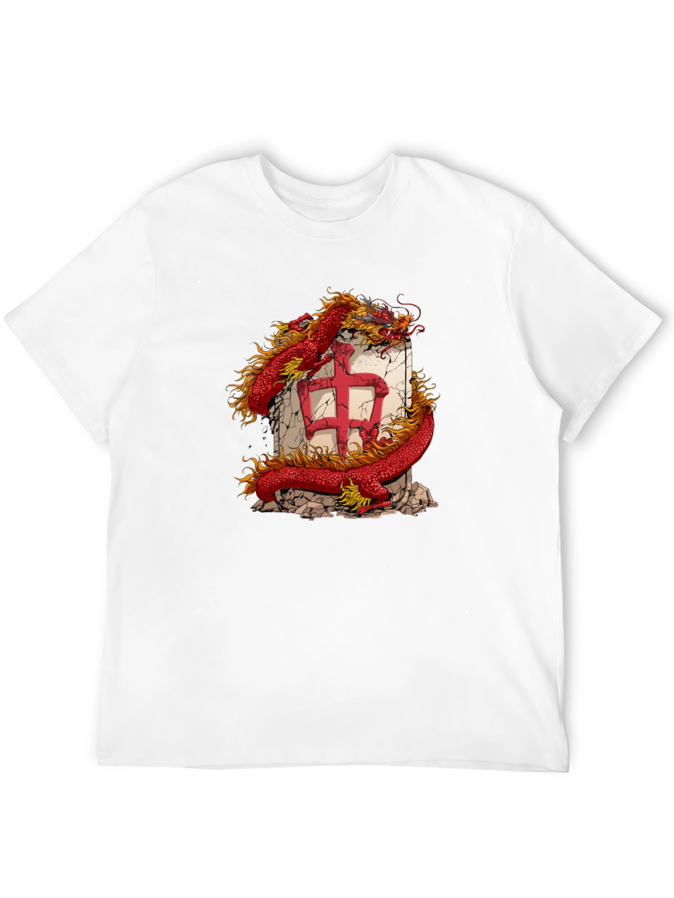Dragon Graphic Tee - Black