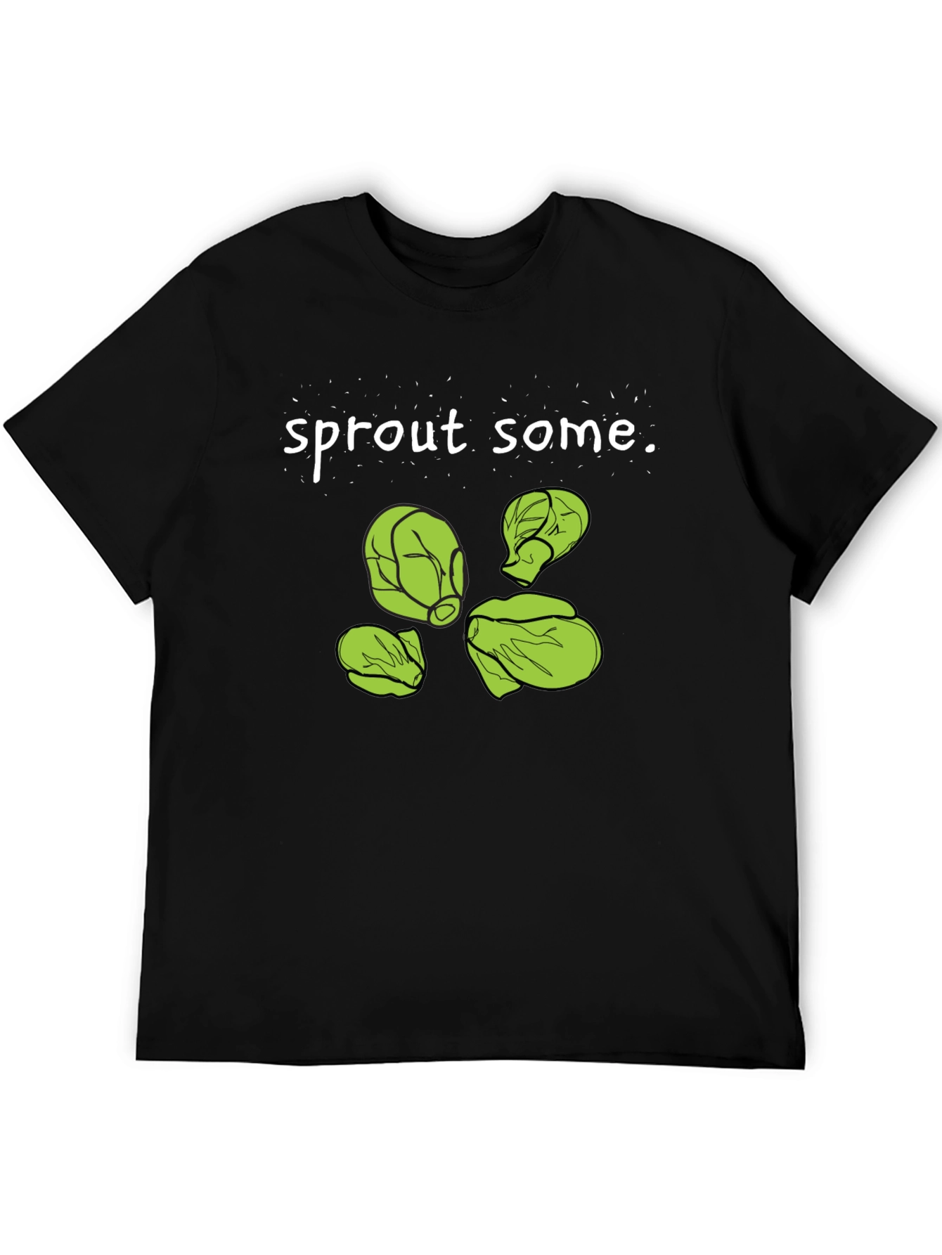 Sprout Some Fun Black T-Shirt