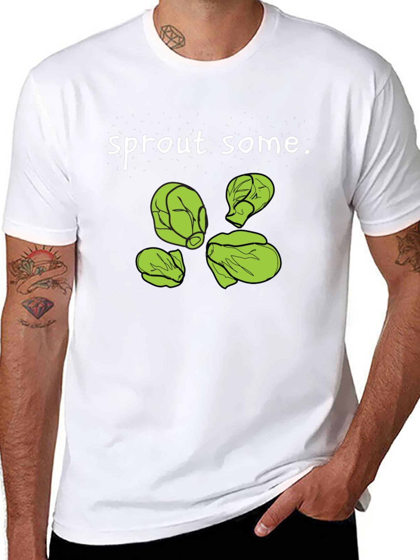 Sprout Some Fun Black T-Shirt