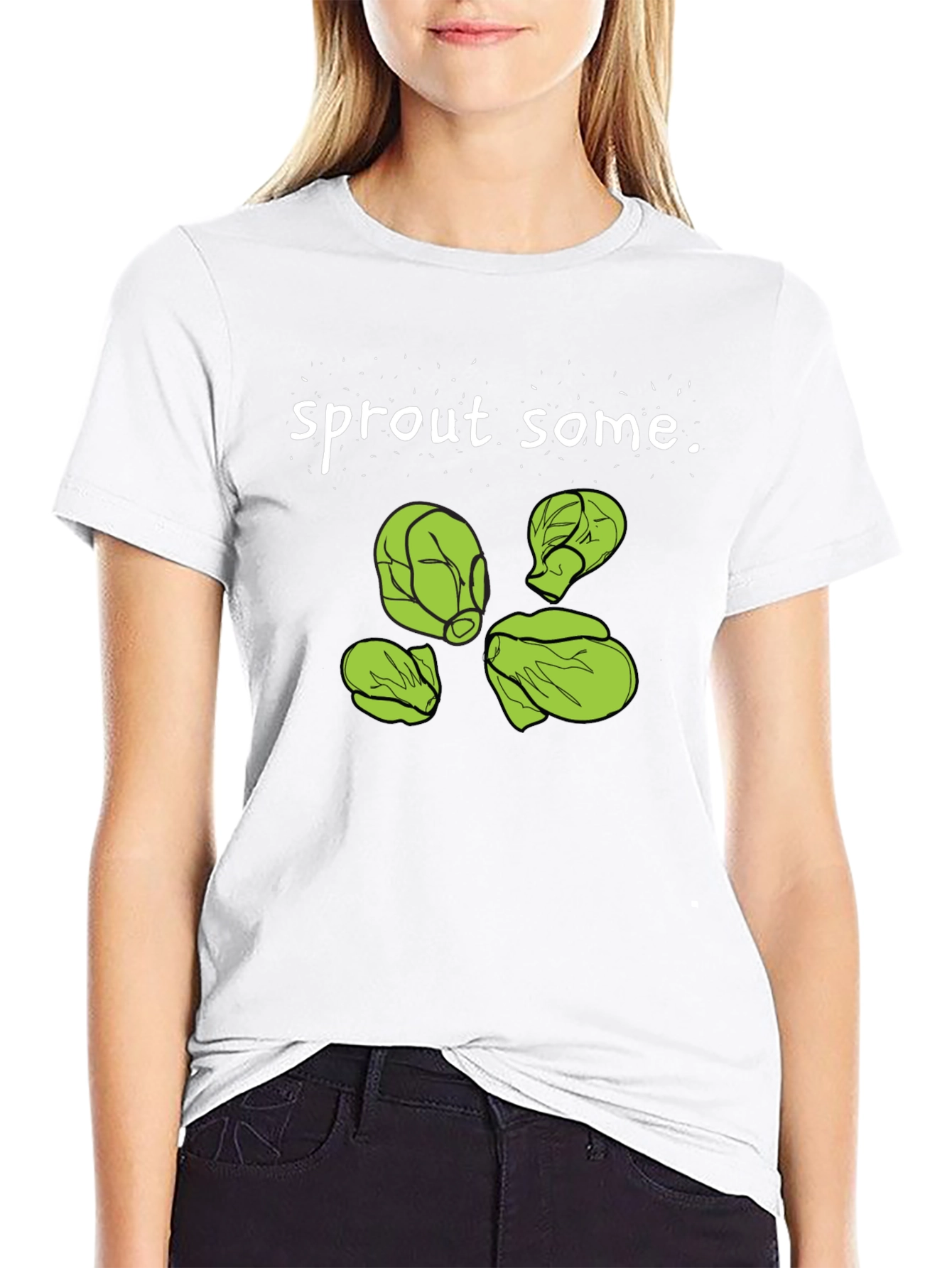 Sprout Some Fun Black T-Shirt