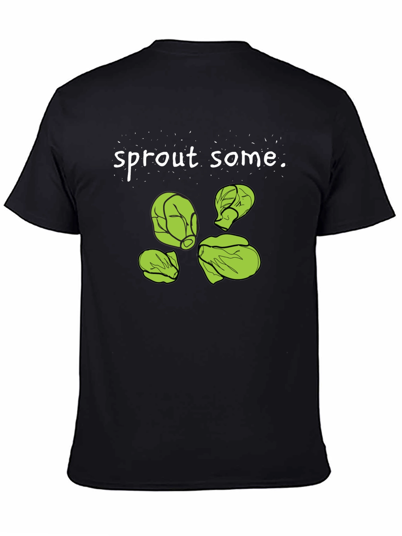 Sprout Some Fun Black T-Shirt