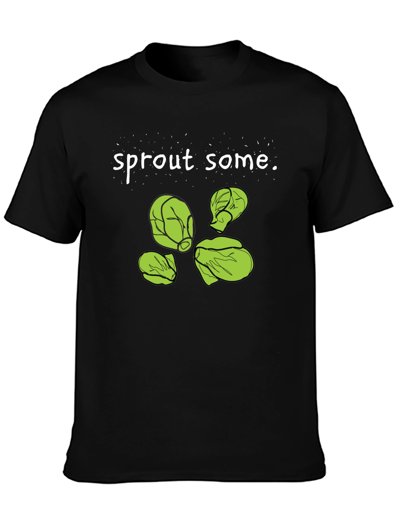 Sprout Some Fun Black T-Shirt