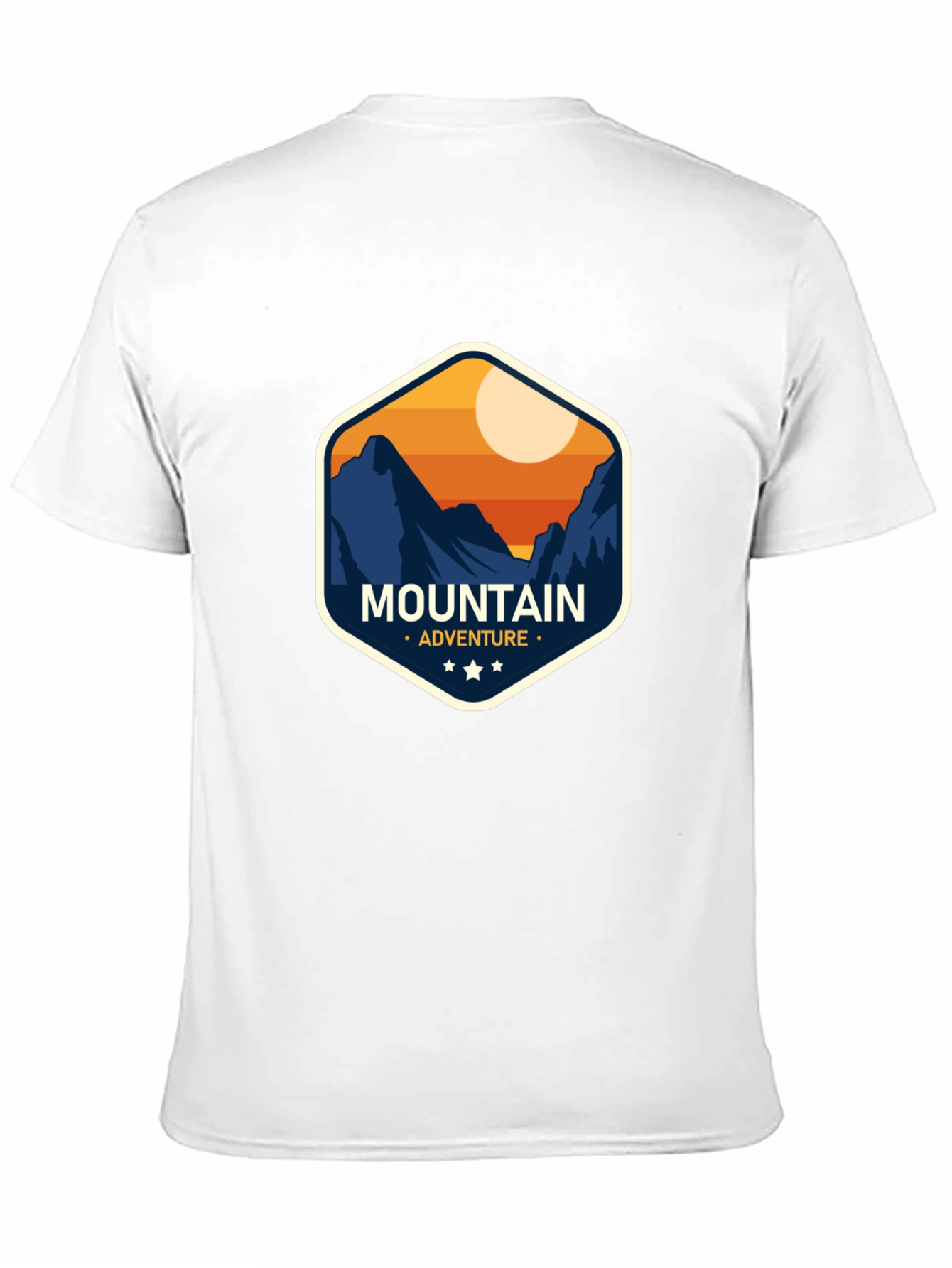 Mountain Adventure Graphic Tee - Black