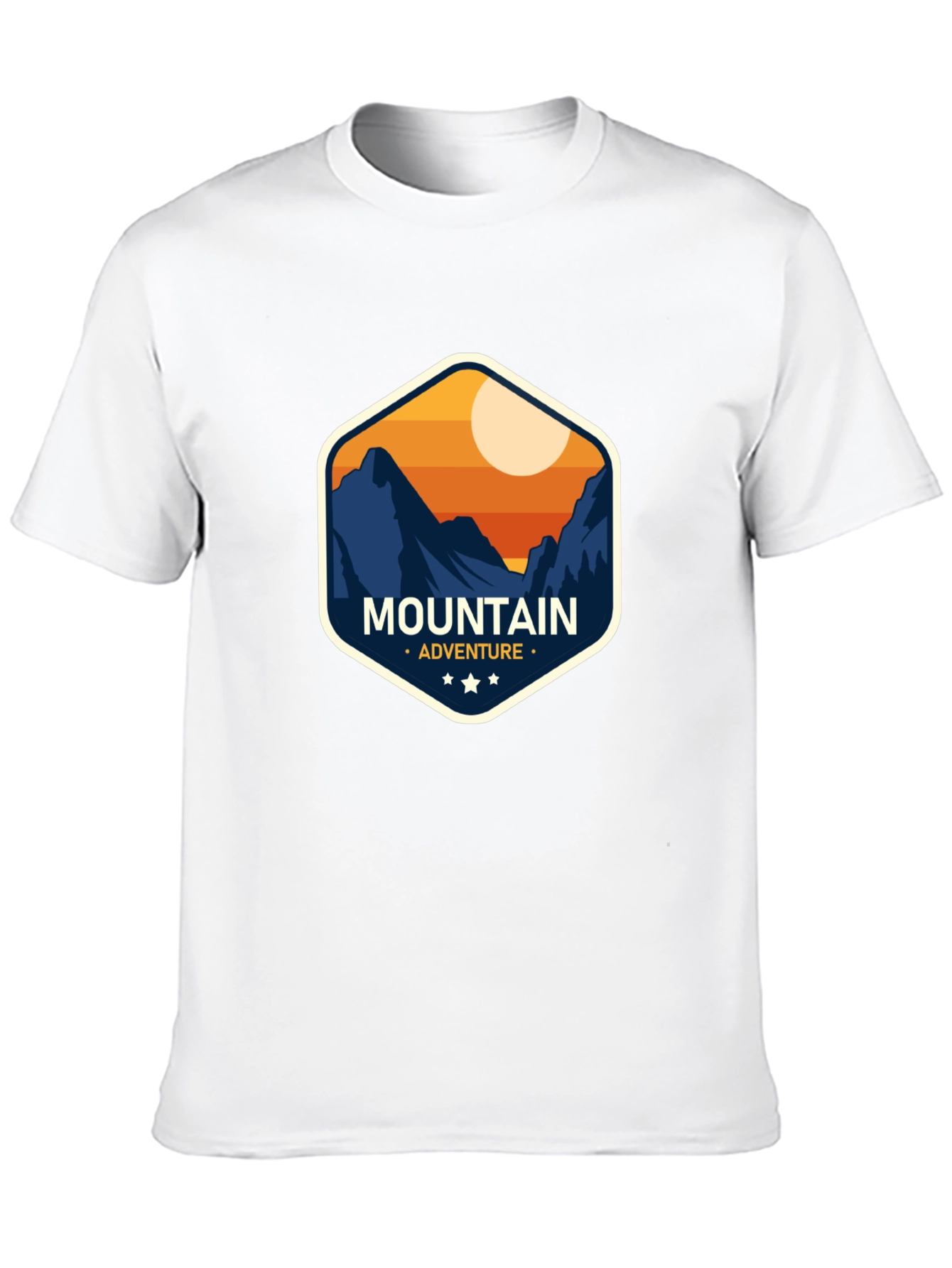 Mountain Adventure Graphic Tee - Black