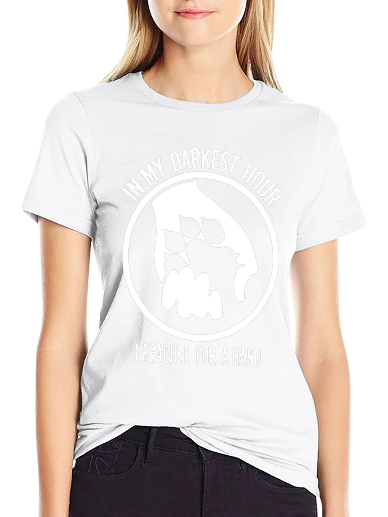 Darkest Hour Dog Paw Hand T-Shirt