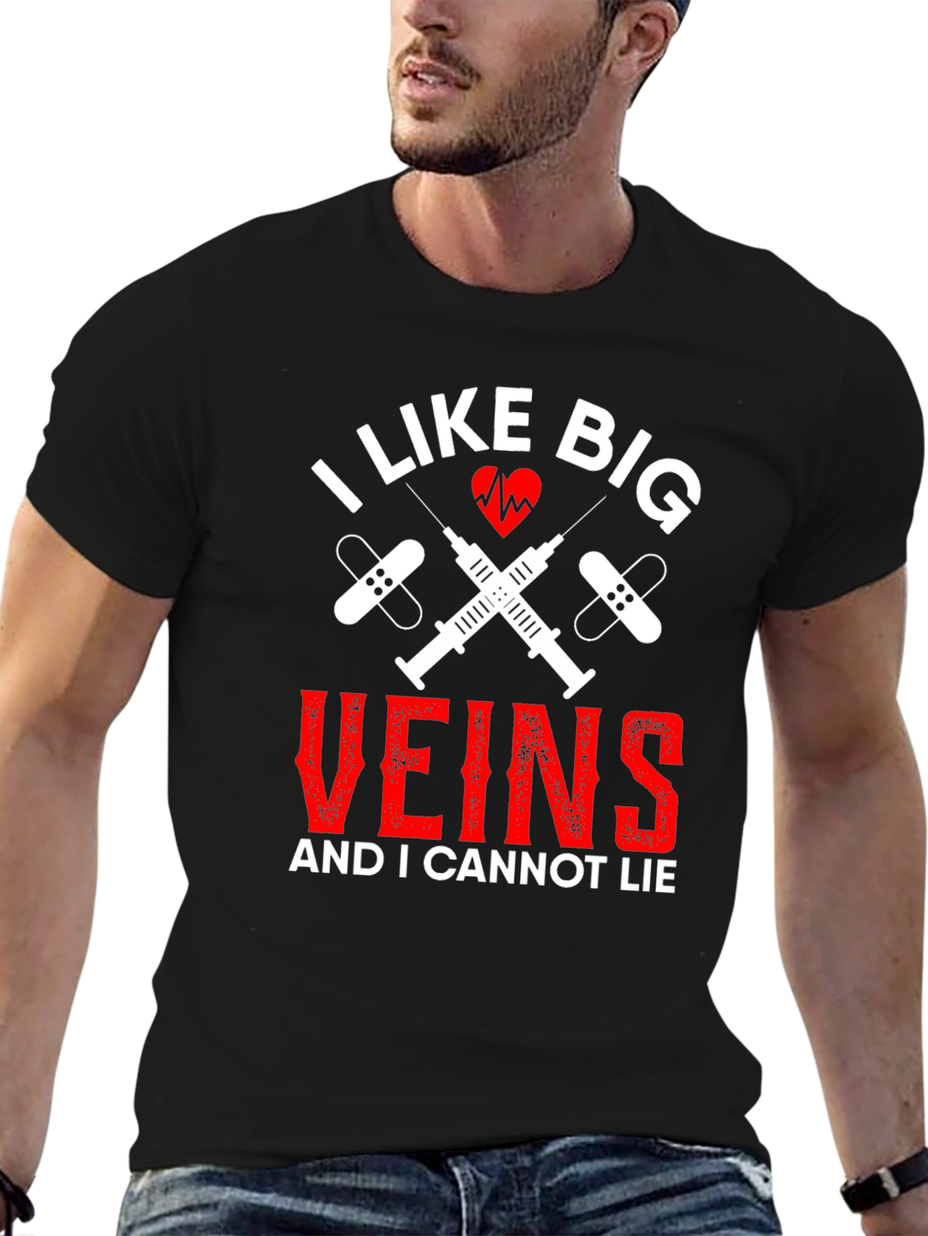 I Like Big Veins Funny Nurse T-Shirt