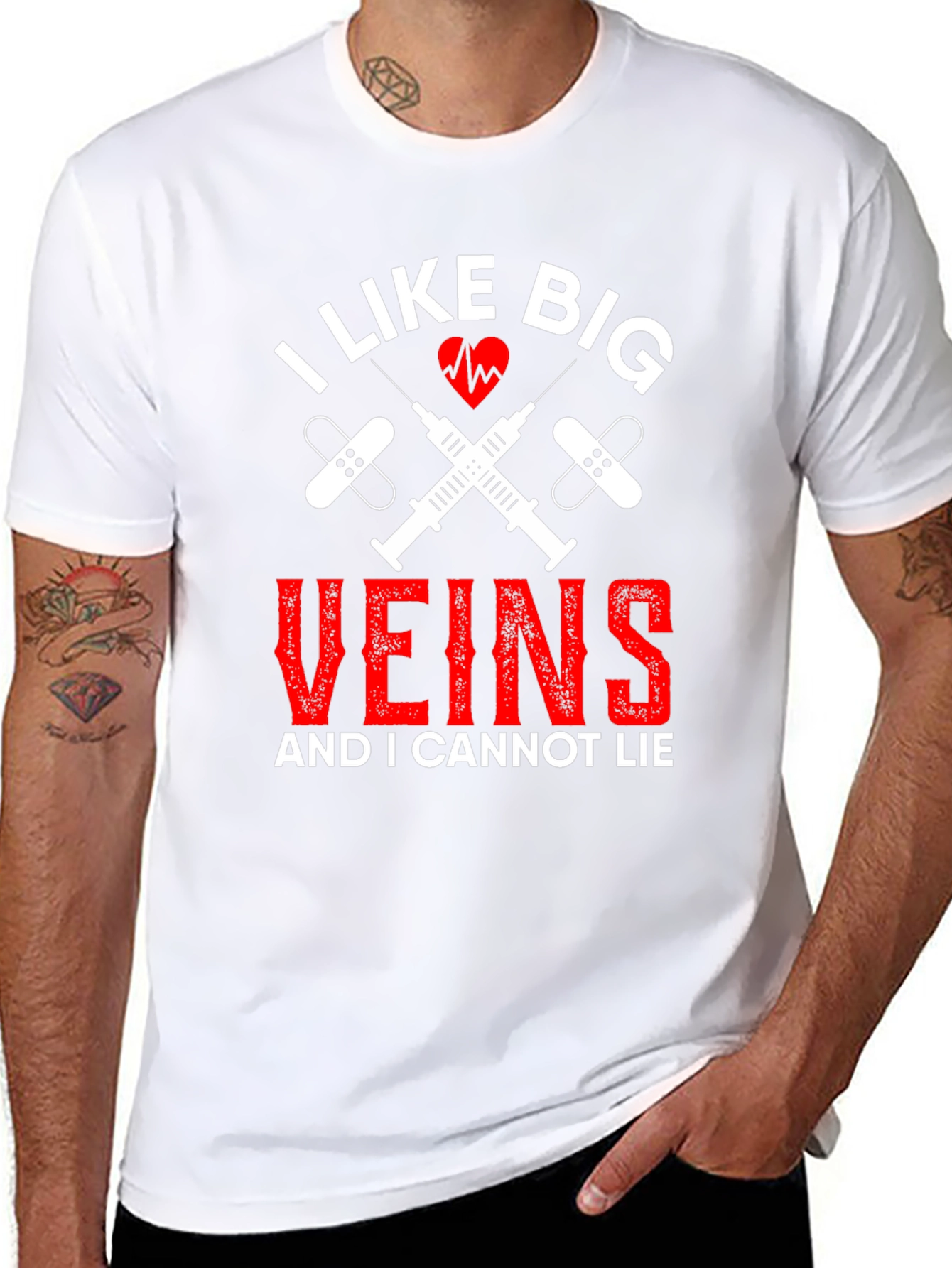 I Like Big Veins Funny Nurse T-Shirt