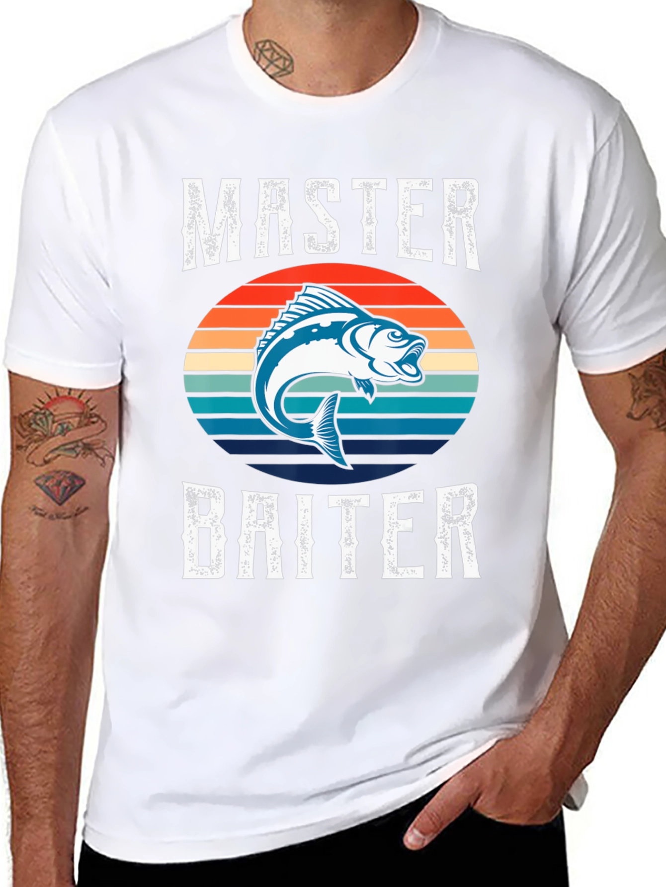 Master Baiter Fishing Graphic T-Shirt