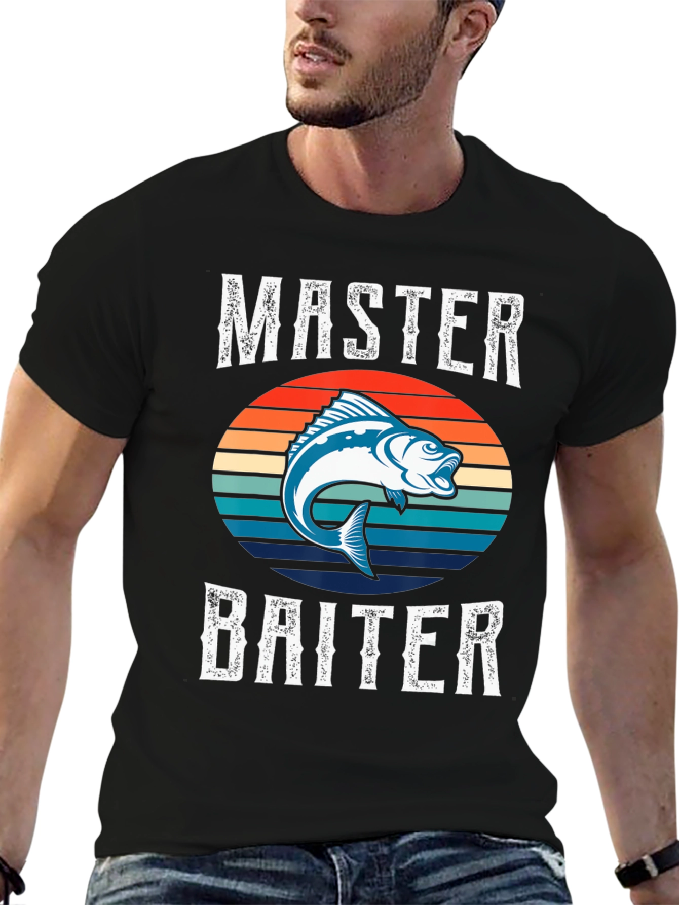 Master Baiter Fishing Graphic T-Shirt