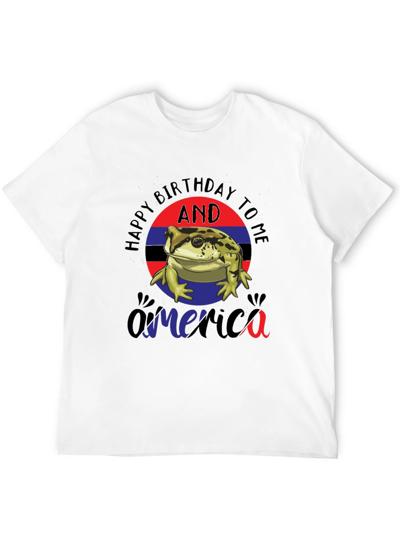 Happy Birthday America Frog T-Shirt