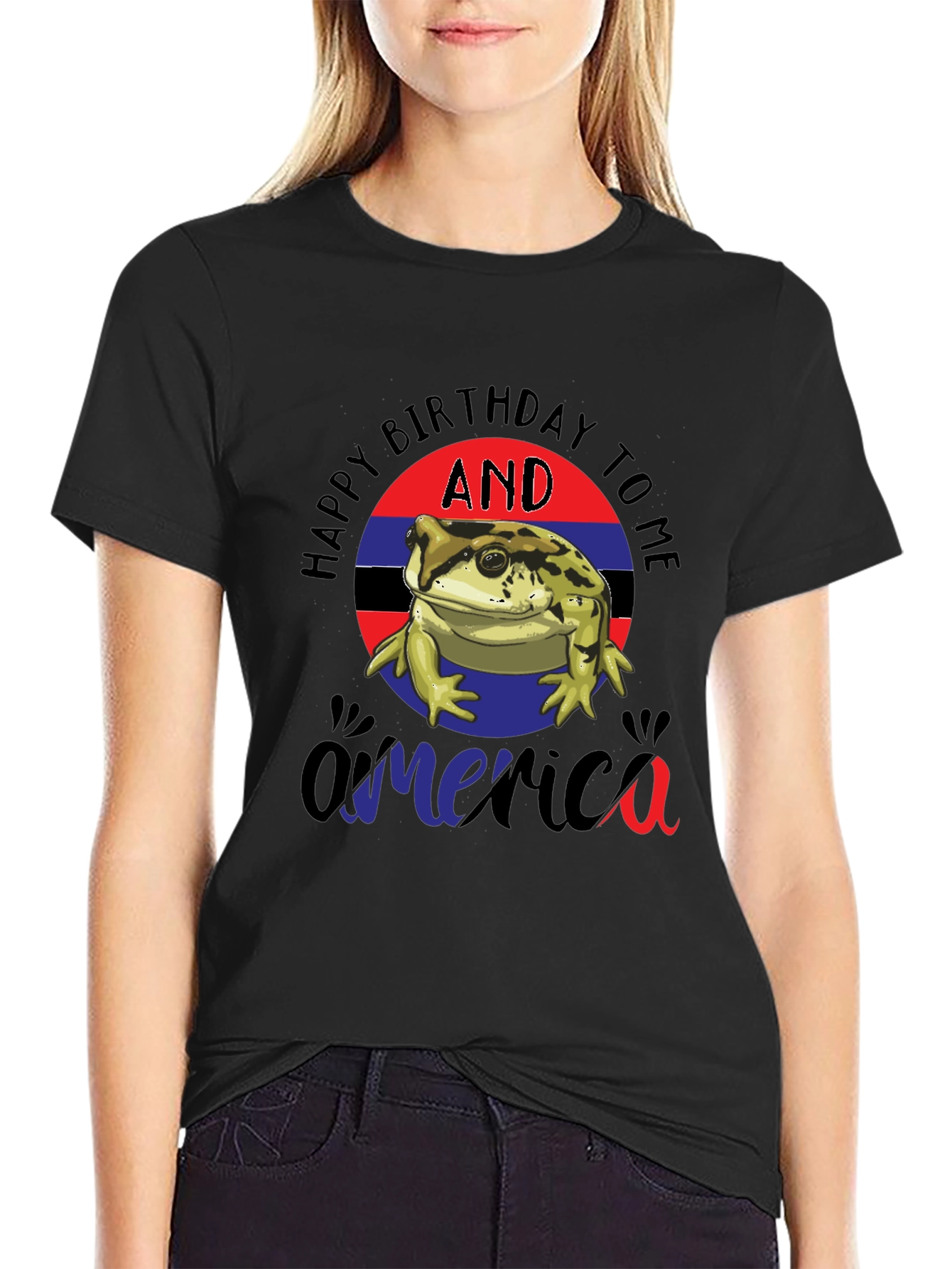 Happy Birthday America Frog T-Shirt