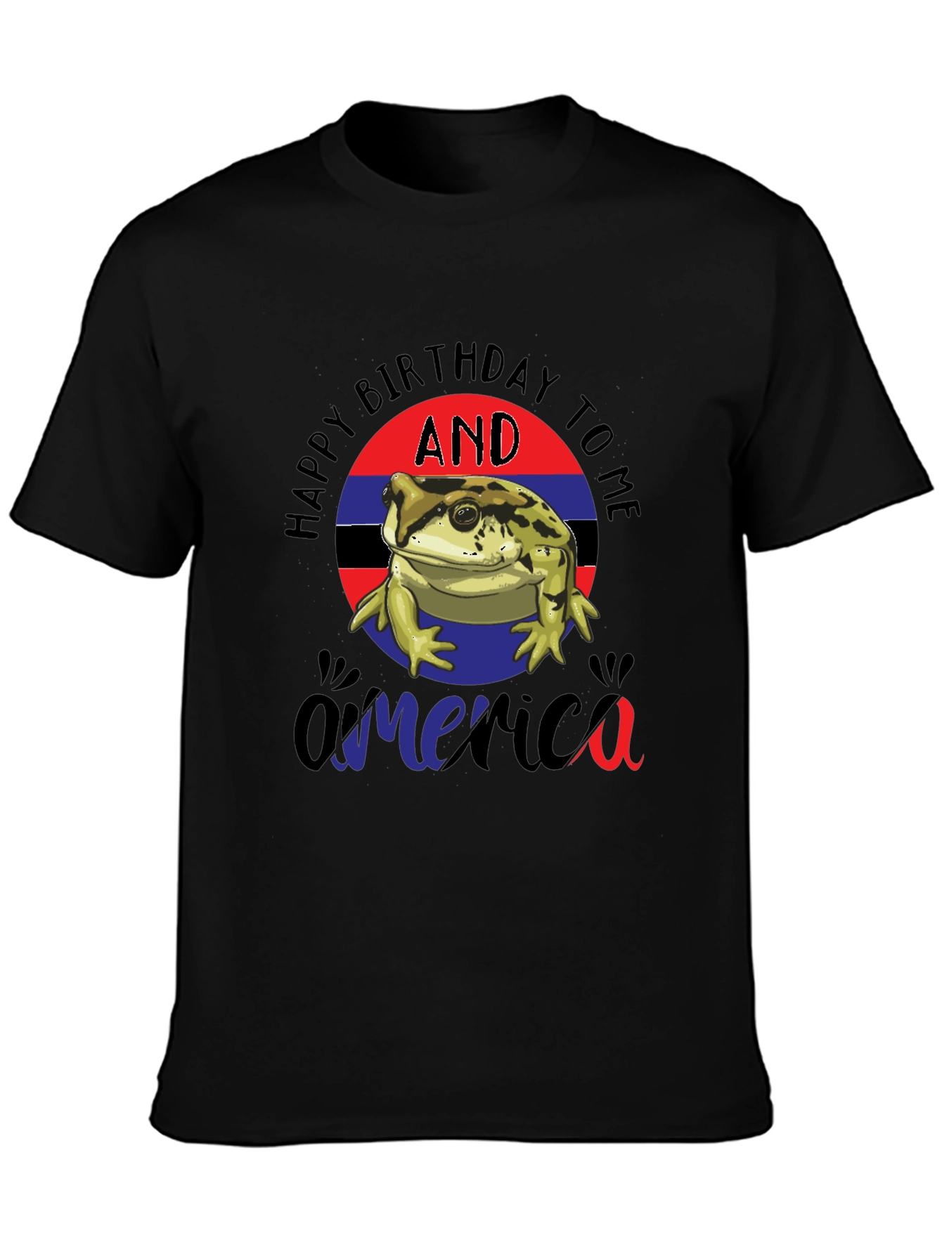 Happy Birthday America Frog T-Shirt