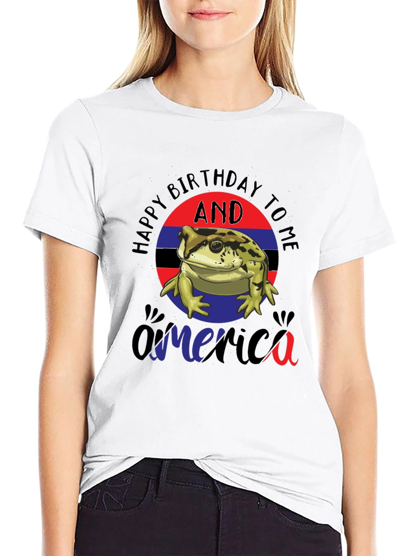 Happy Birthday America Frog T-Shirt