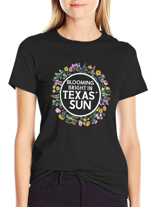 Blooming Bright in Texas Sun Graphic Tee