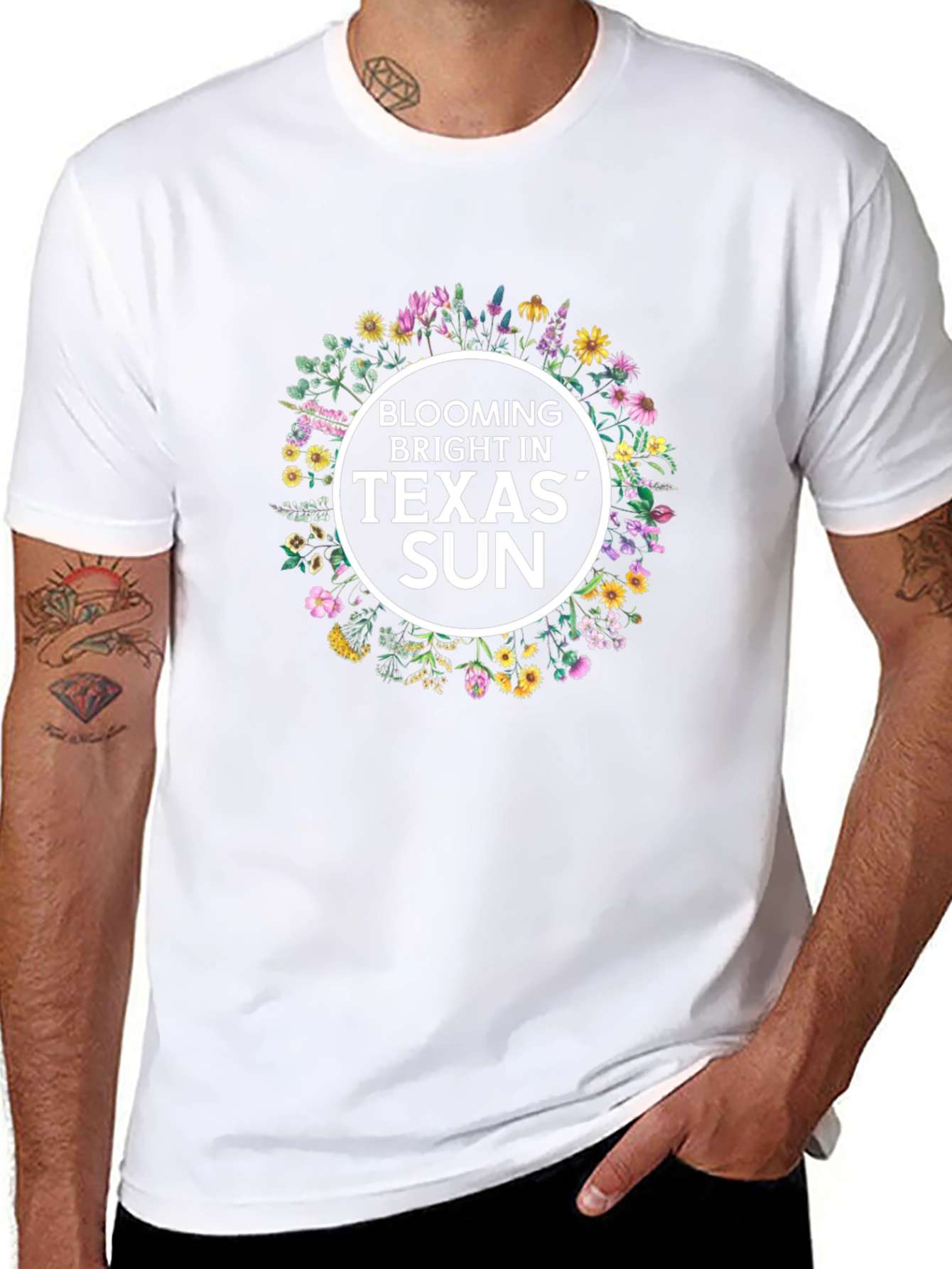 Blooming Bright in Texas Sun Graphic Tee