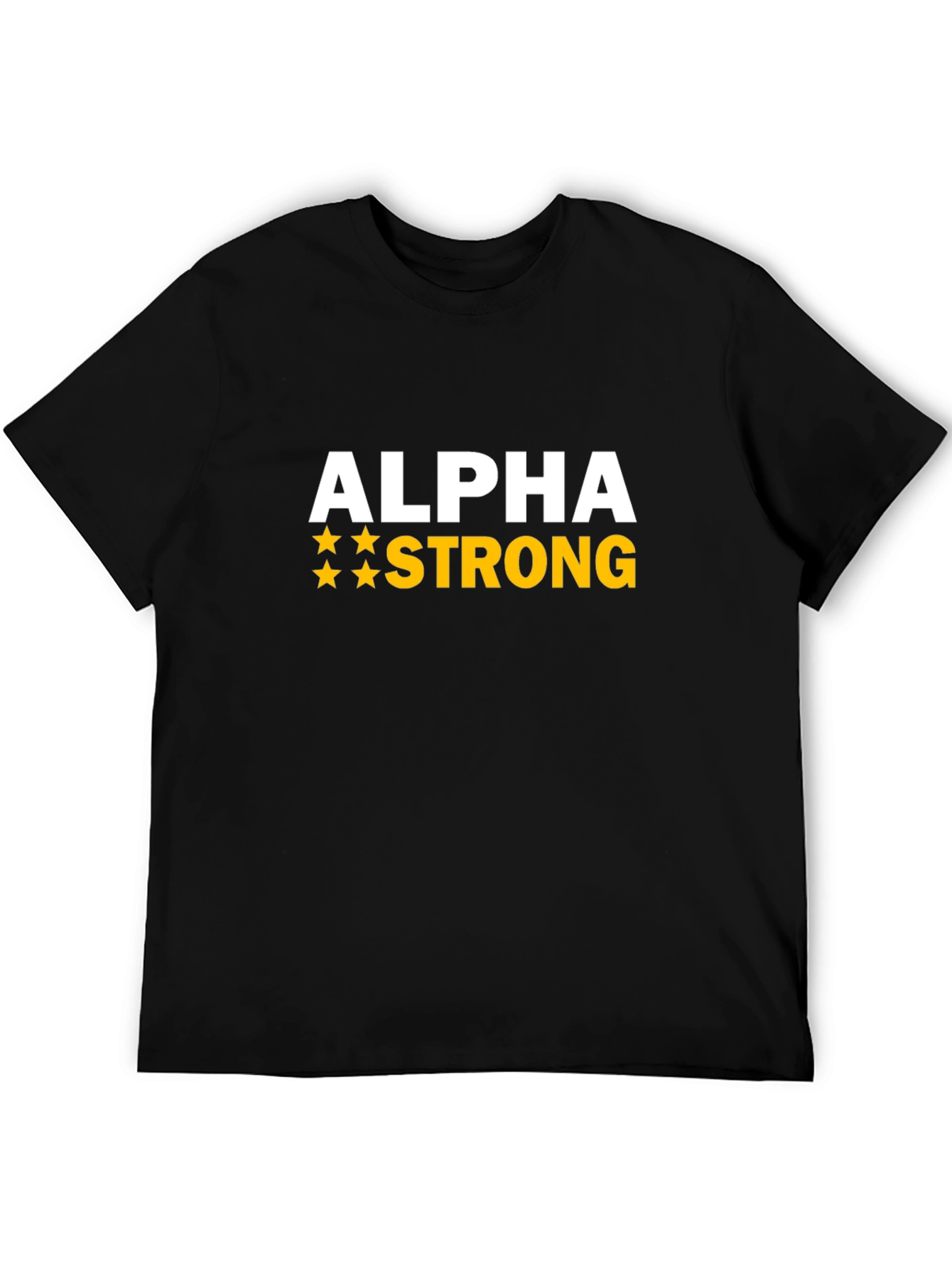 Alpha Strong Graphic T-Shirt - Premium Cotton