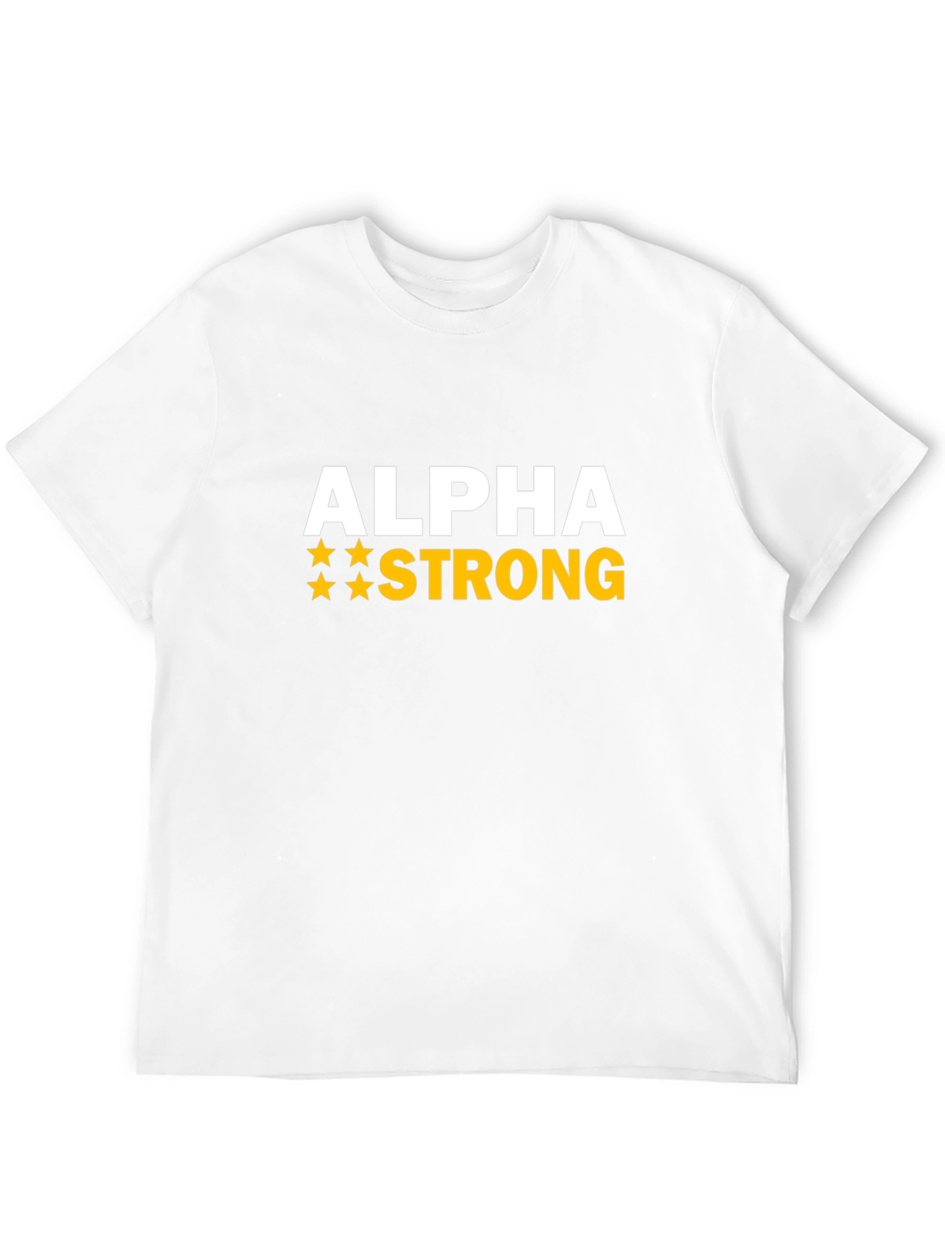 Alpha Strong Graphic T-Shirt - Premium Cotton