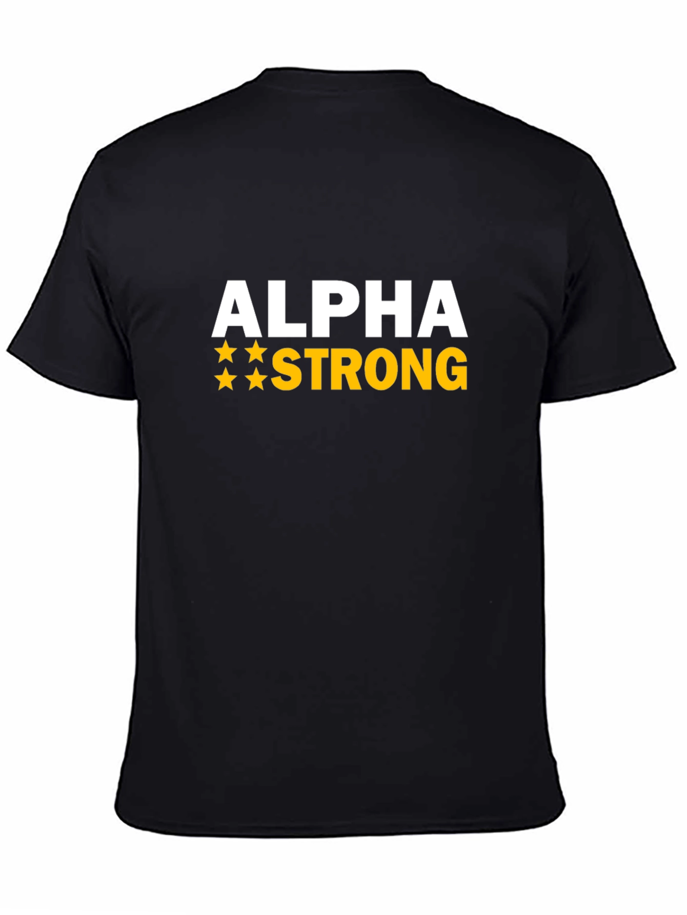 Alpha Strong Graphic T-Shirt - Premium Cotton
