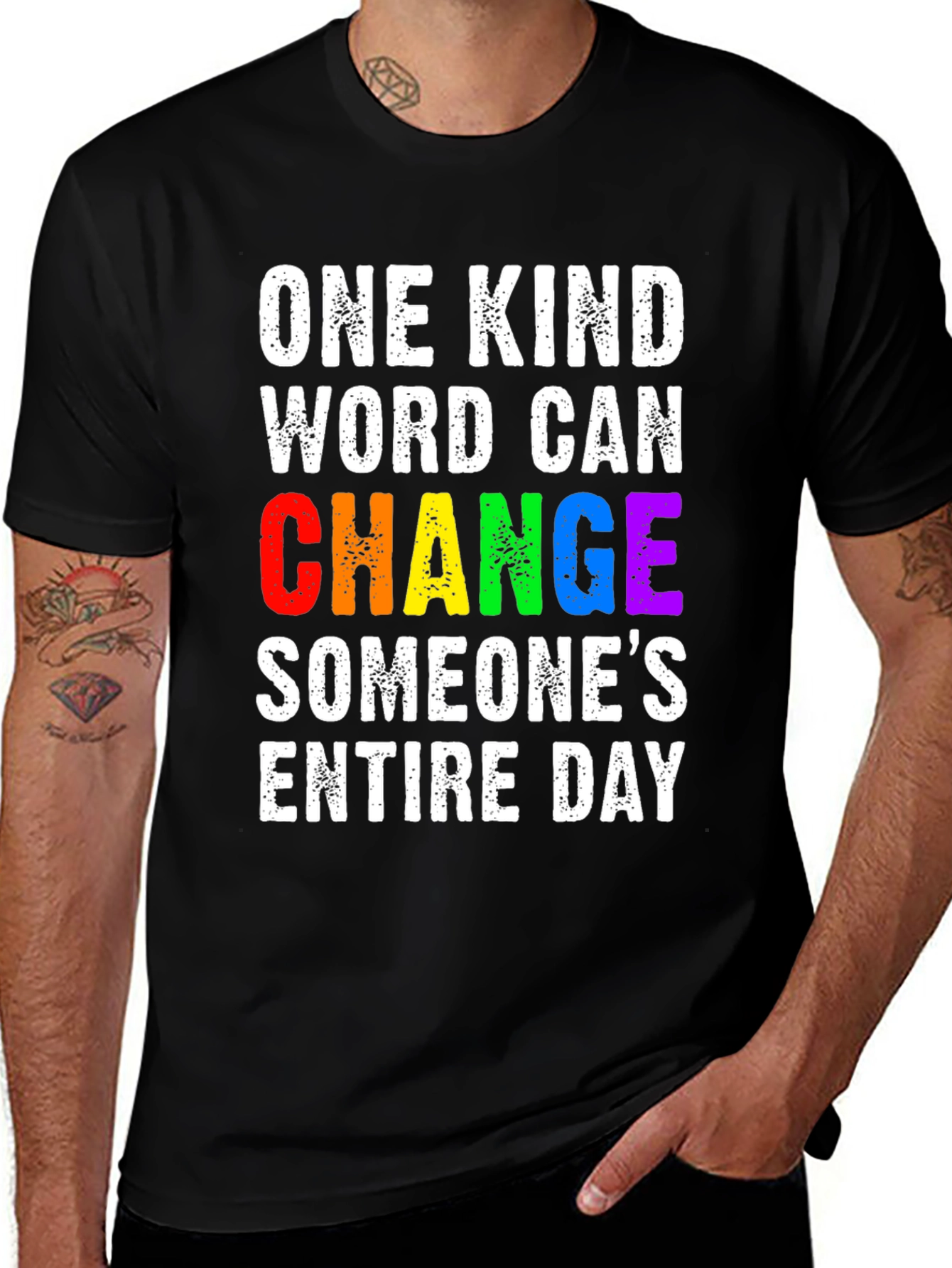 Kind Word Change Pride T-Shirt