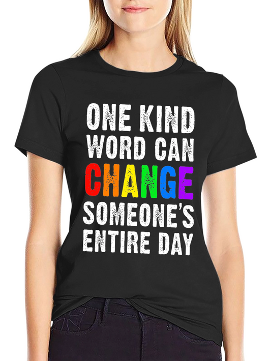 Kind Word Change Pride T-Shirt