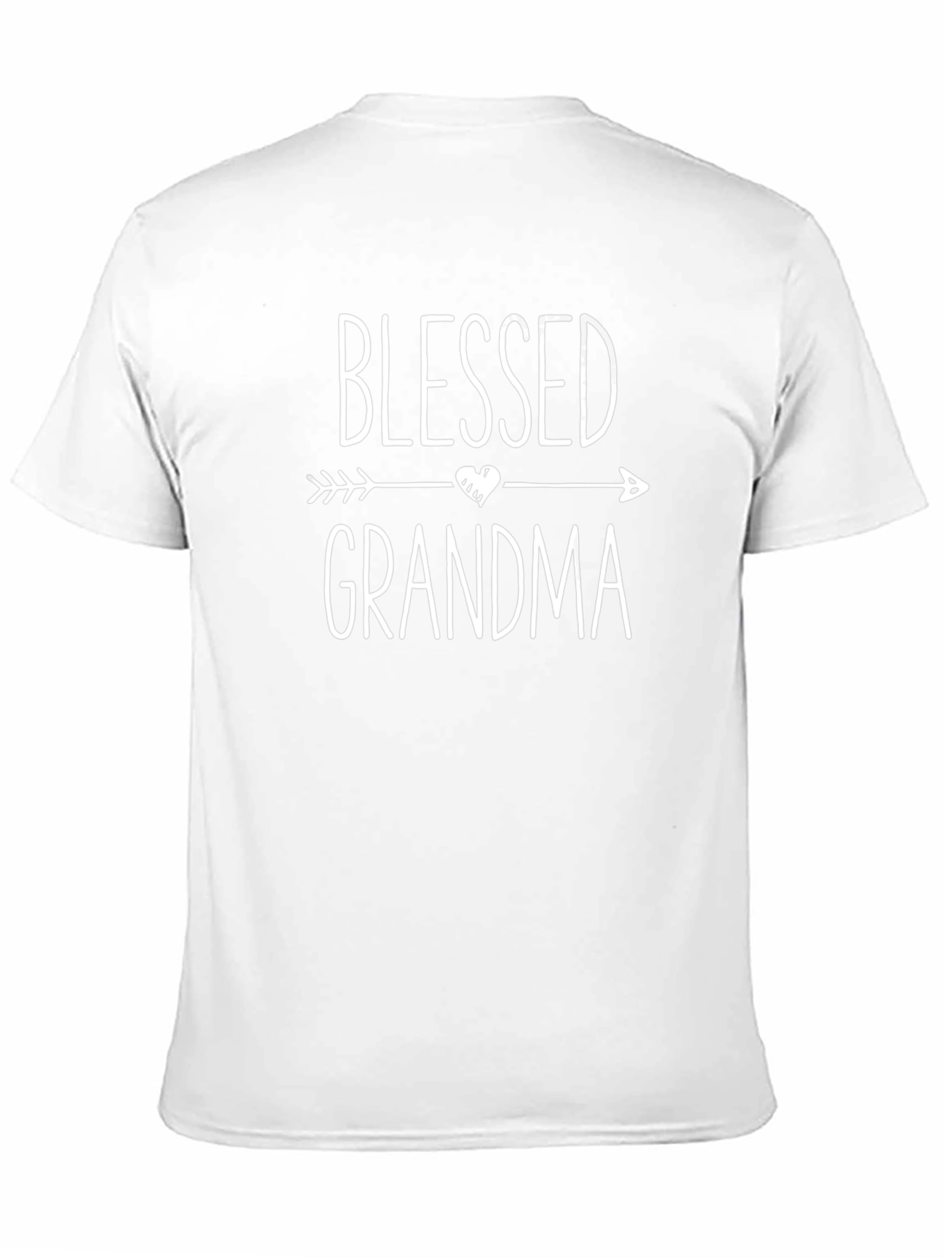Blessed Grandma T-Shirt - Heart Arrow Design