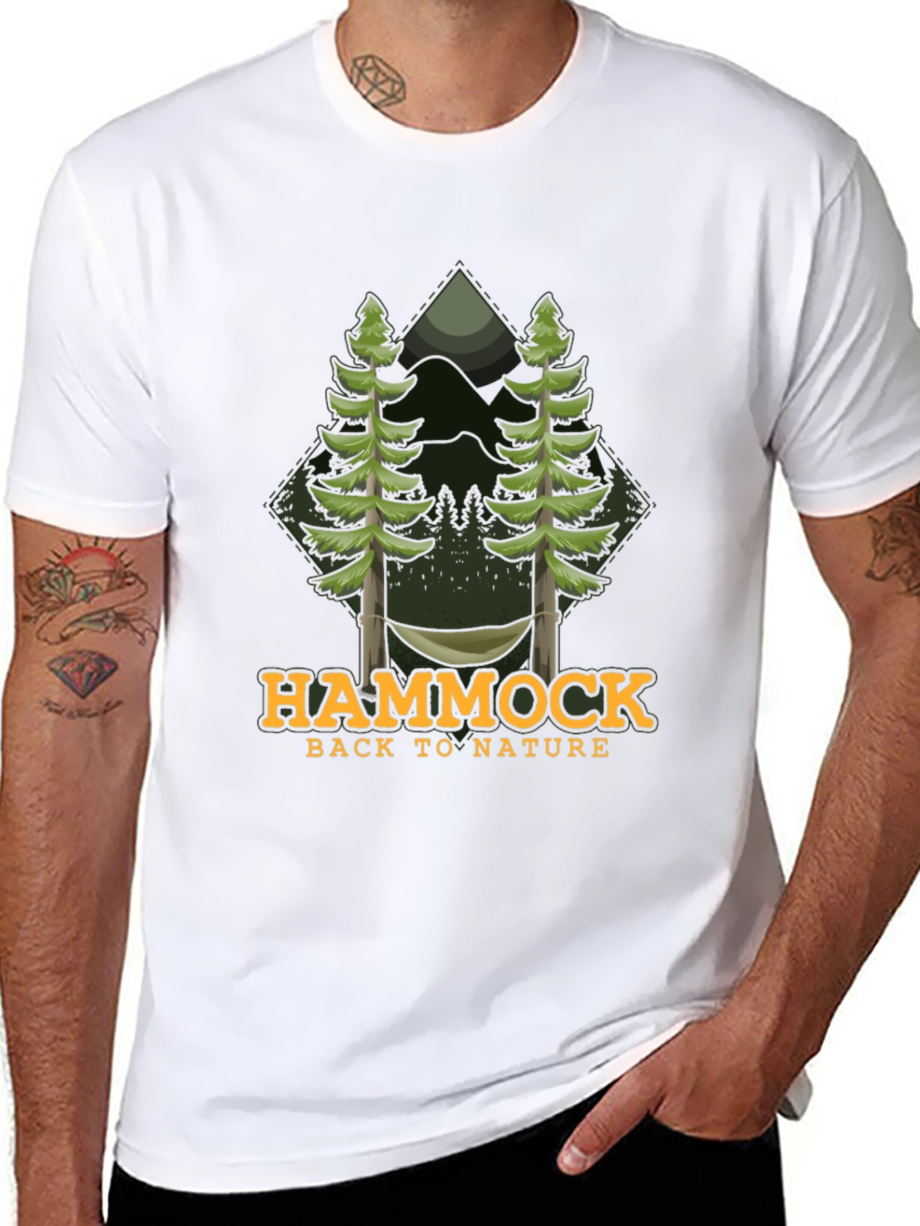 Hammock Back To Nature Graphic Tee