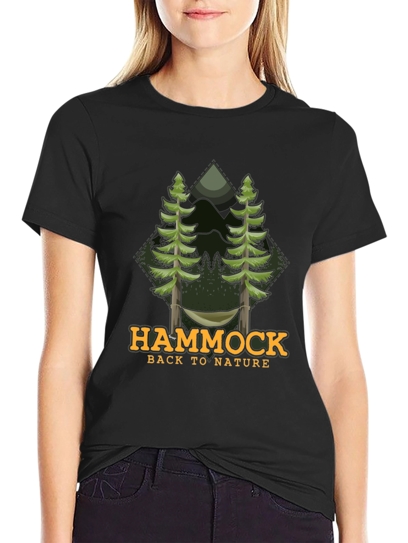 Hammock Back To Nature Graphic Tee