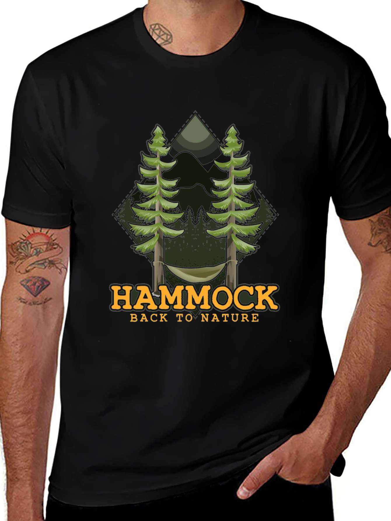 Hammock Back To Nature Graphic Tee