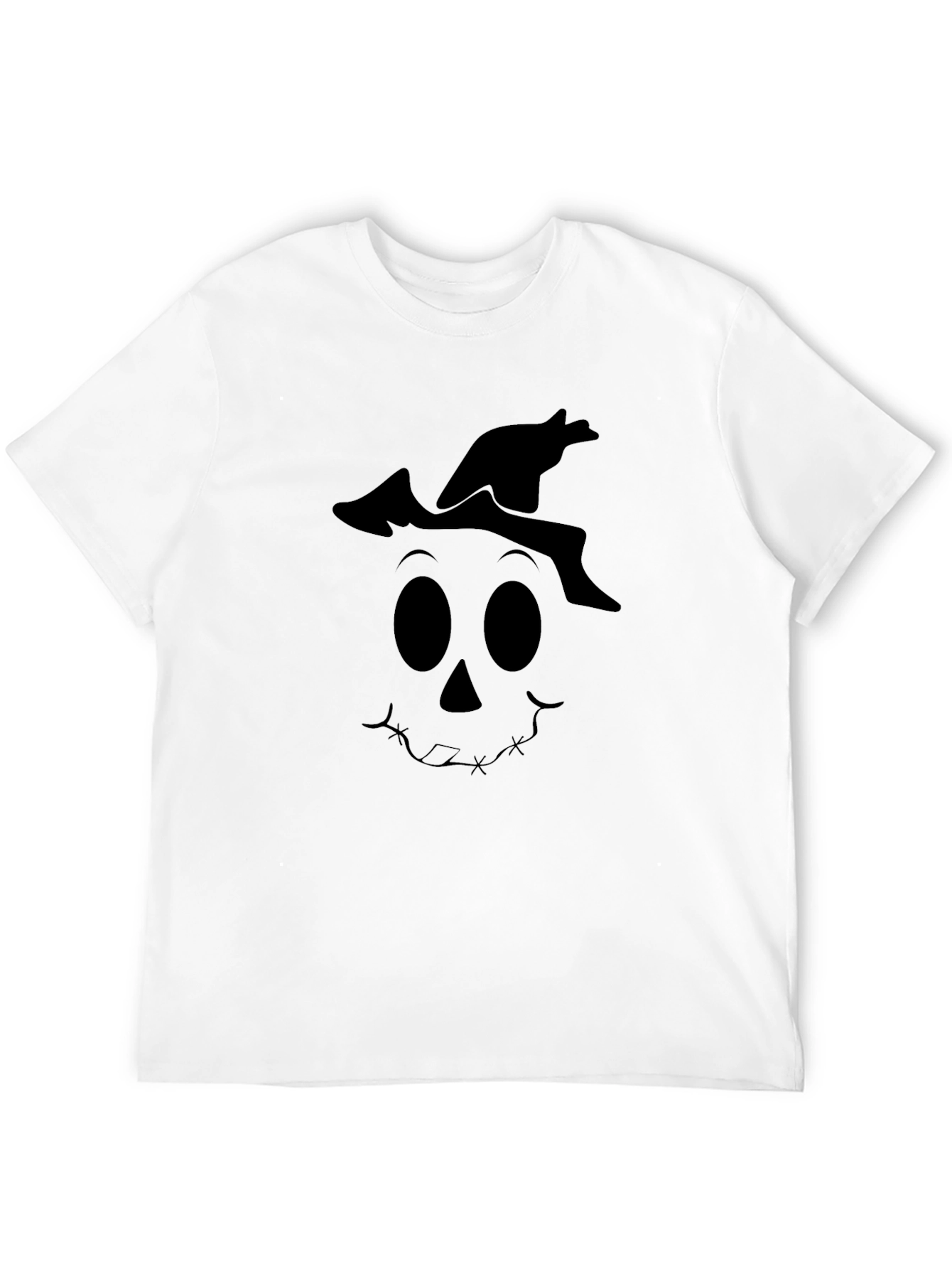 Spooky Scarecrow Graphic Tee - Halloween Shirt