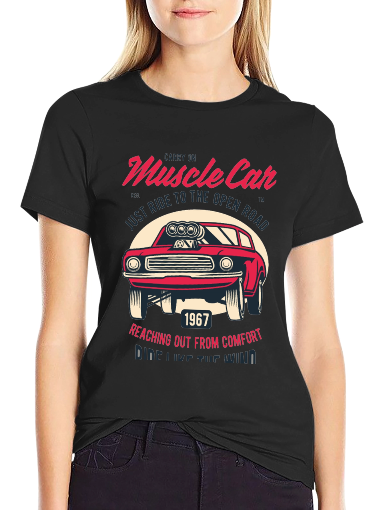 Muscle Car Graphic T-Shirt - Ride Like the Wind!
