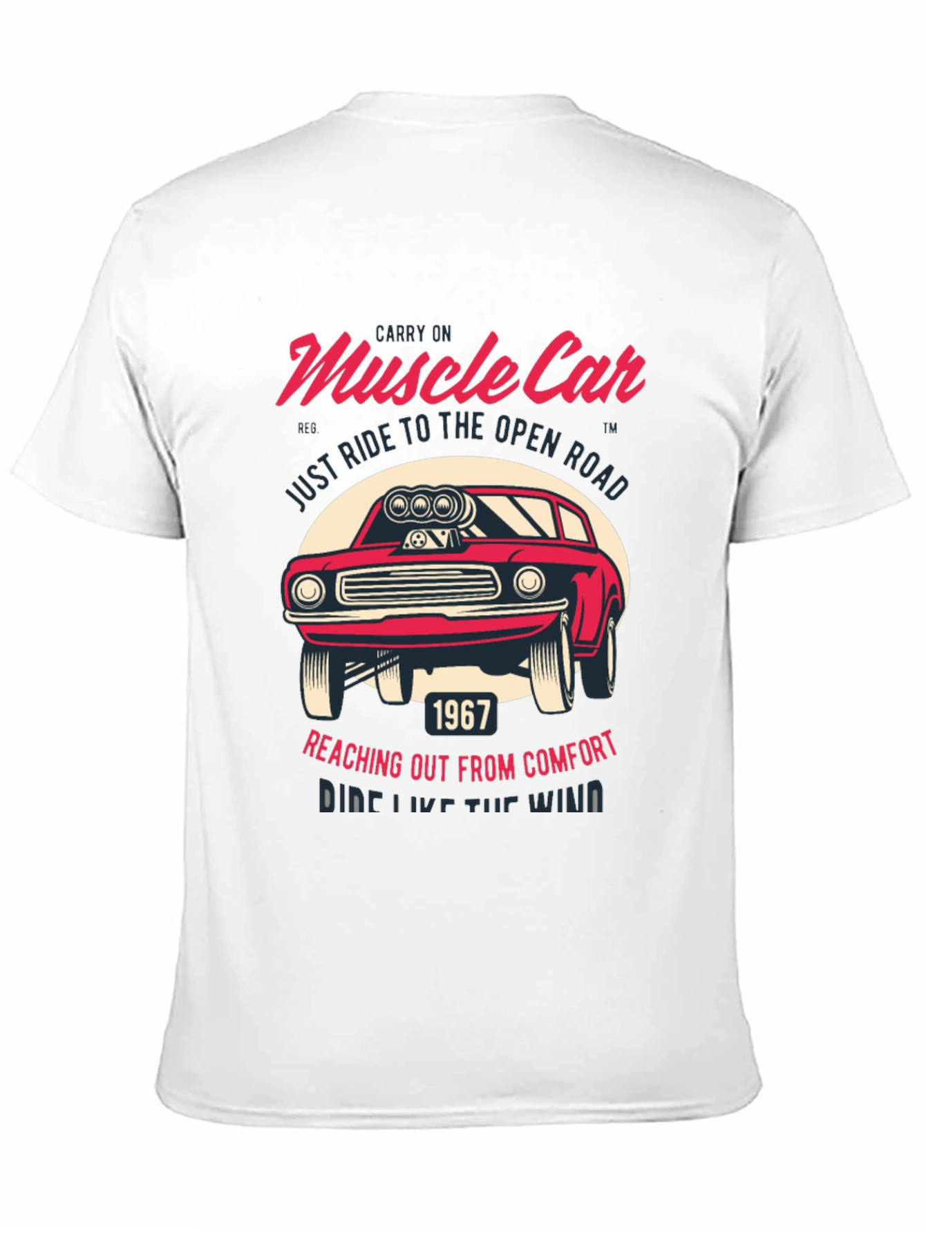 Muscle Car Graphic T-Shirt - Ride Like the Wind!
