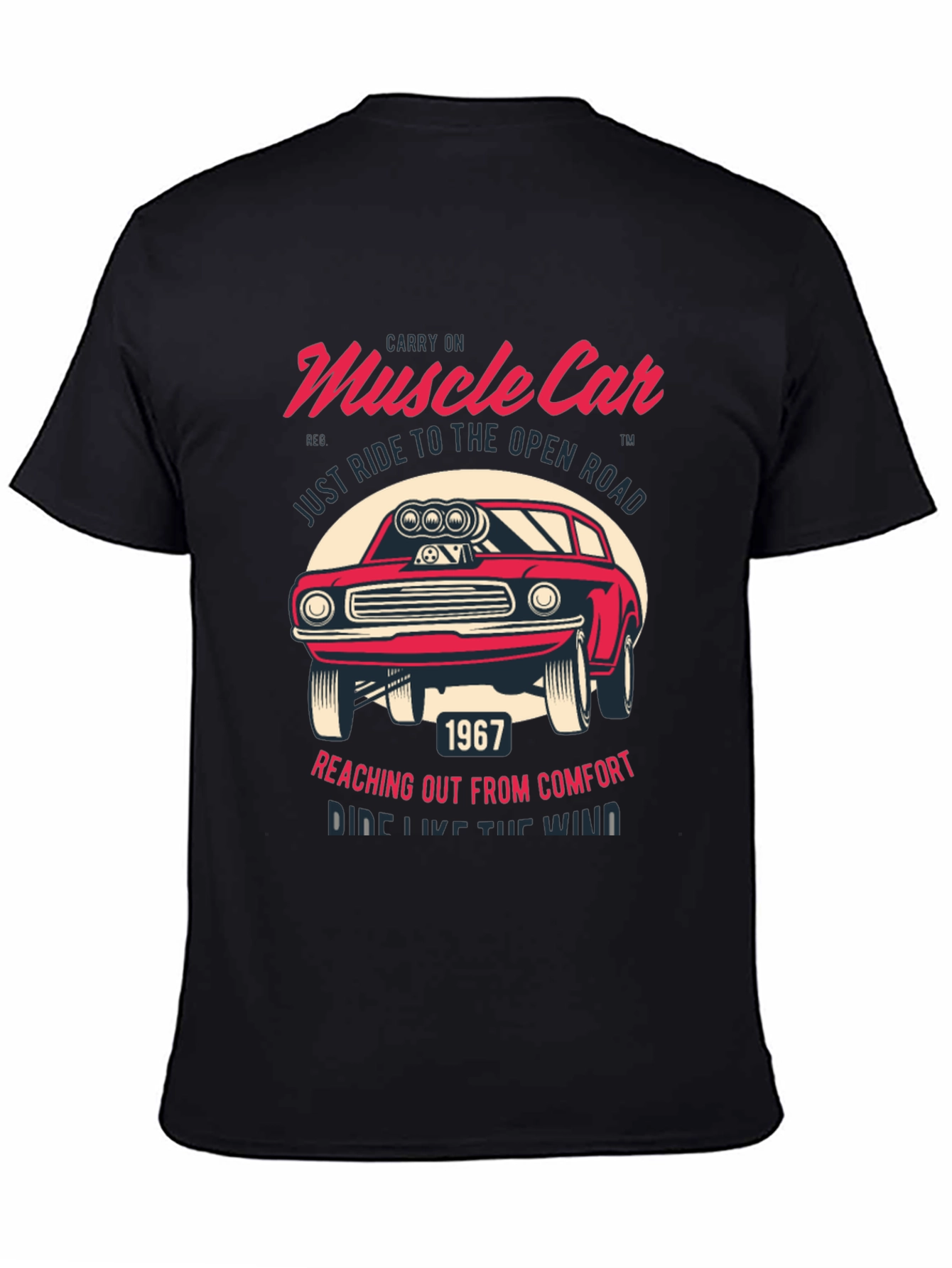 Muscle Car Graphic T-Shirt - Ride Like the Wind!