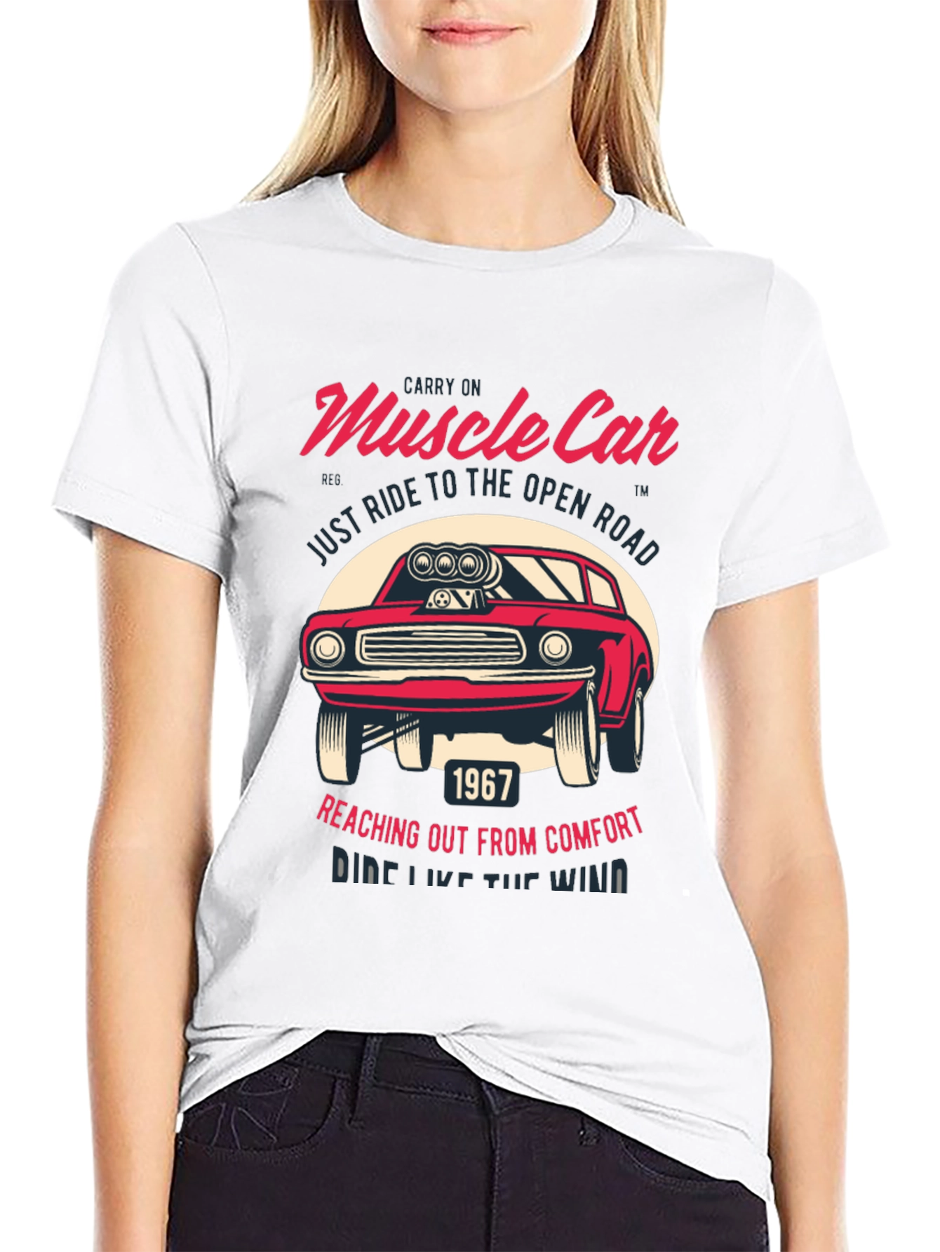 Muscle Car Graphic T-Shirt - Ride Like the Wind!