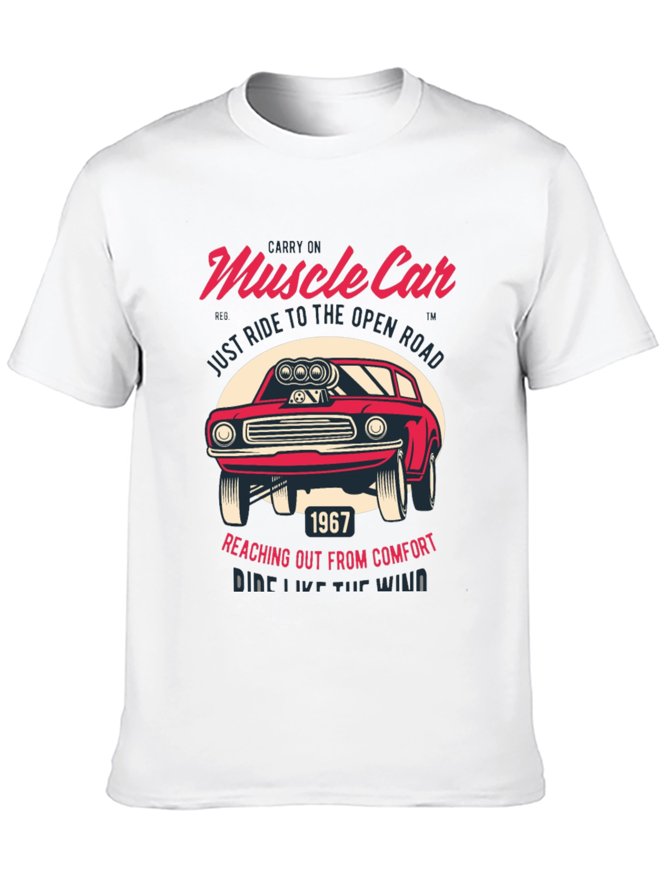 Muscle Car Graphic T-Shirt - Ride Like the Wind!