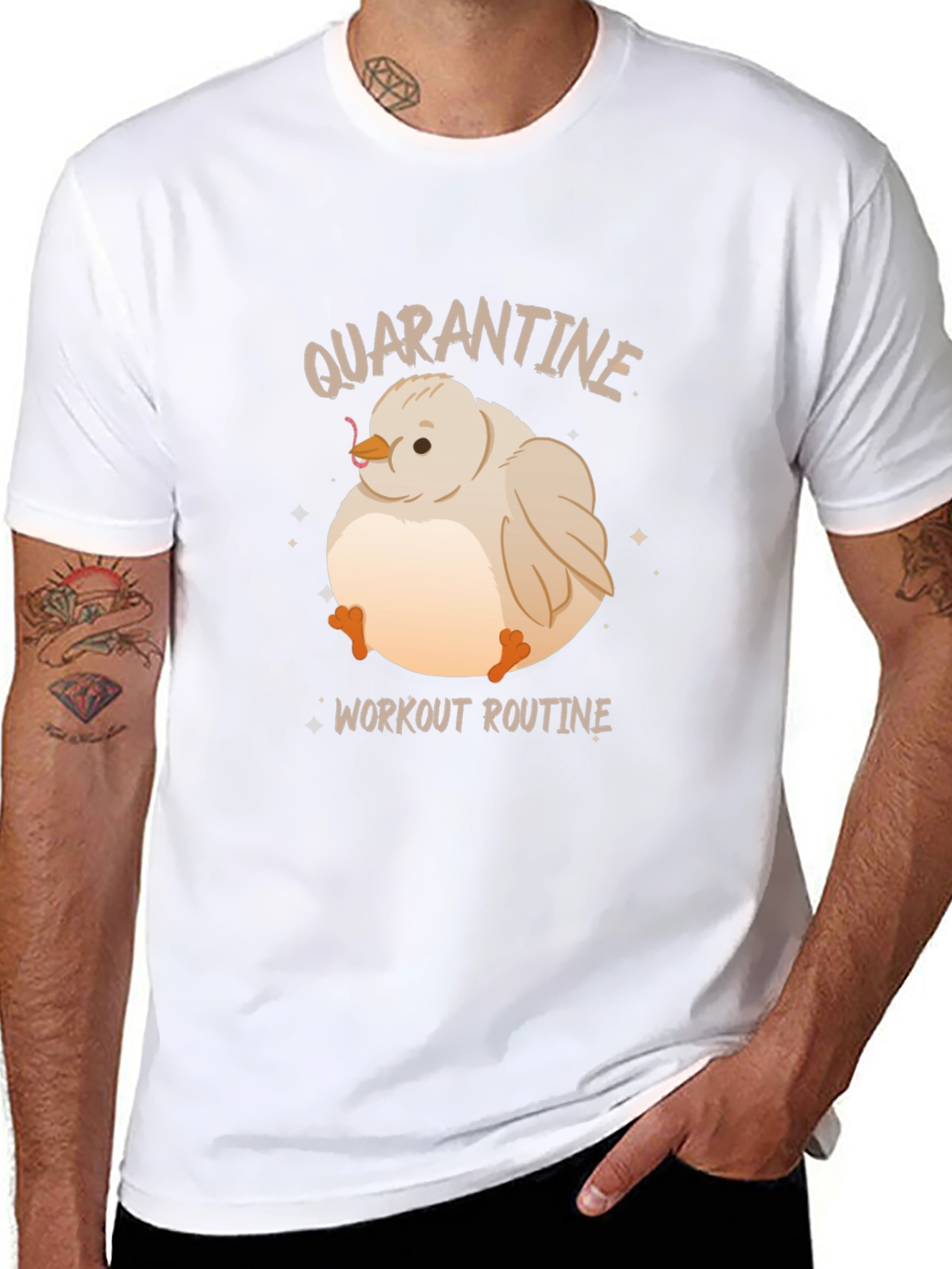 Quarantine Workout Routine T-Shirt