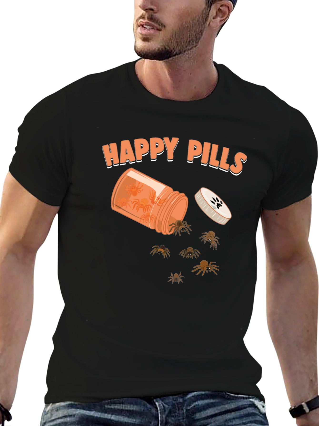 Happy Pills Spider Graphic Tee