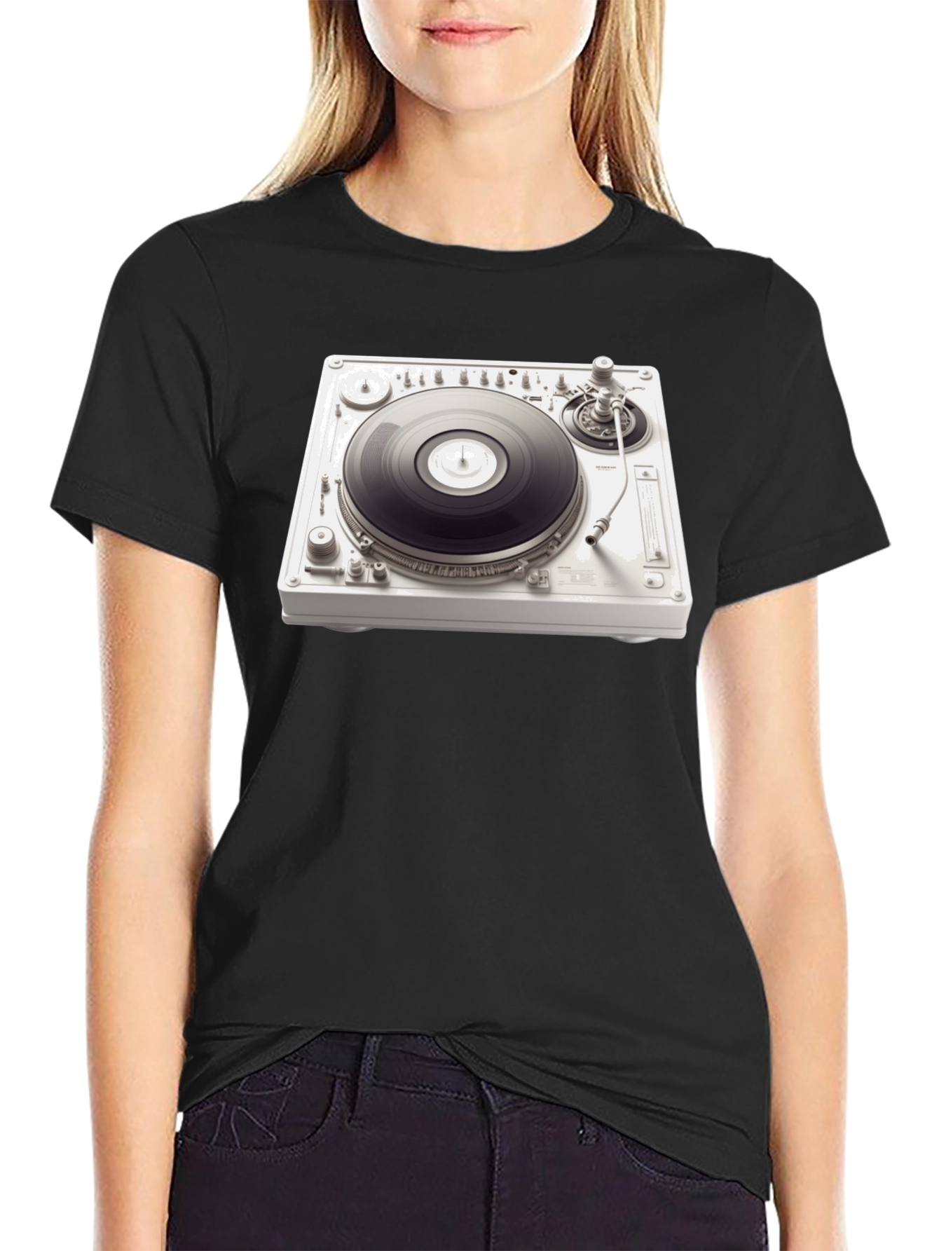 DJ Turntable Graphic Tee