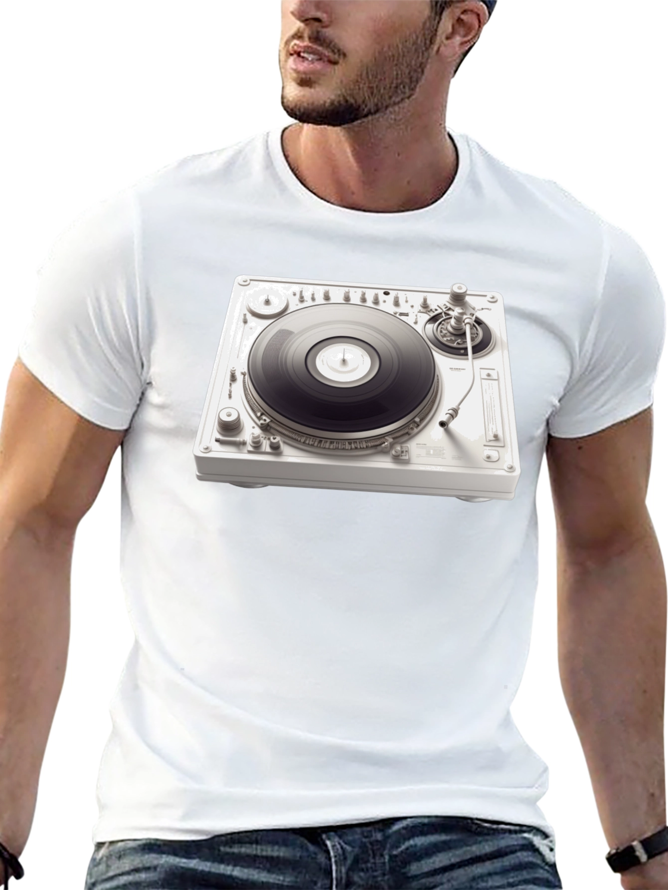 DJ Turntable Graphic Tee