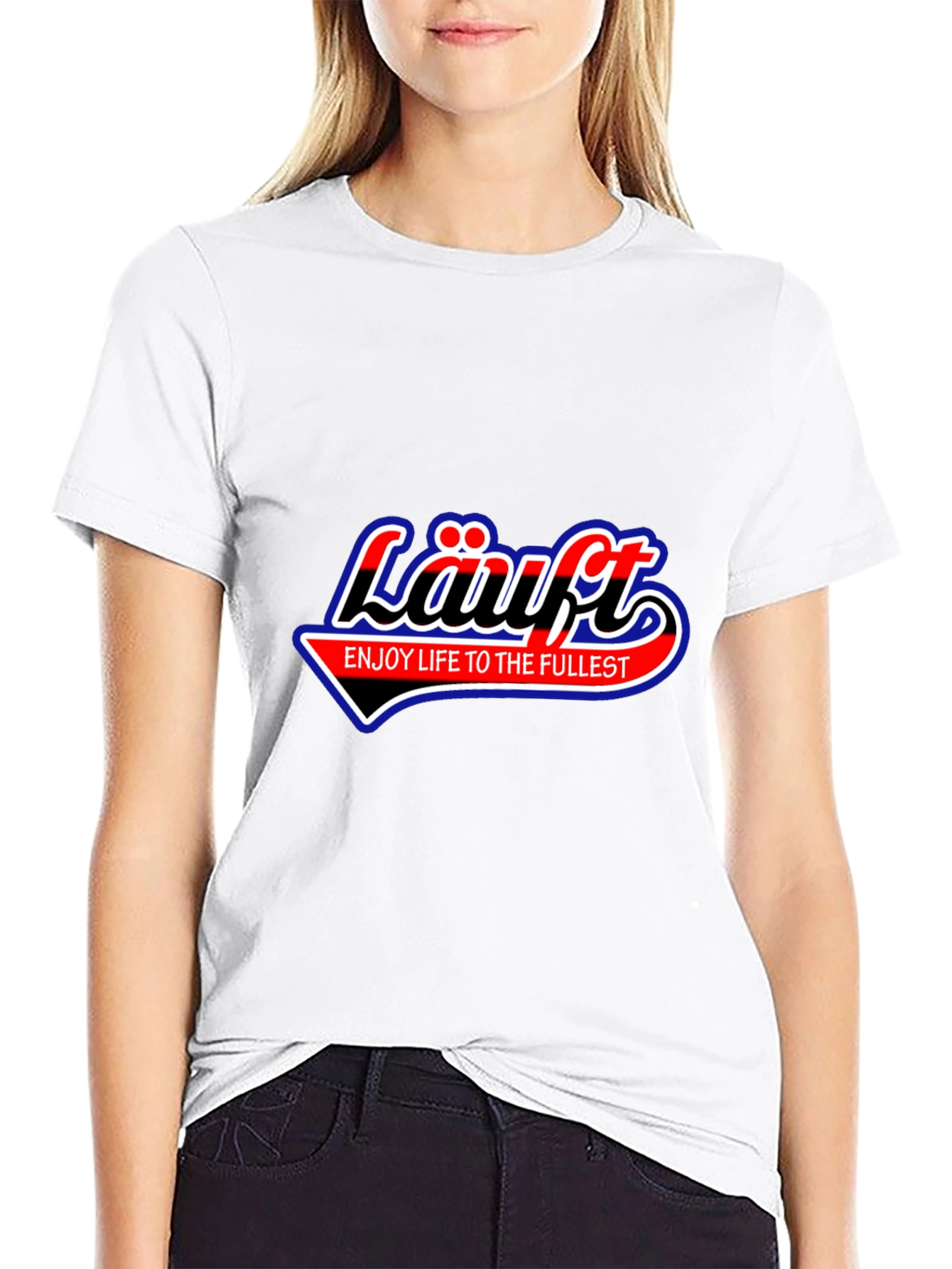 Lauft Graphic Tee - Enjoy Life to the Fullest