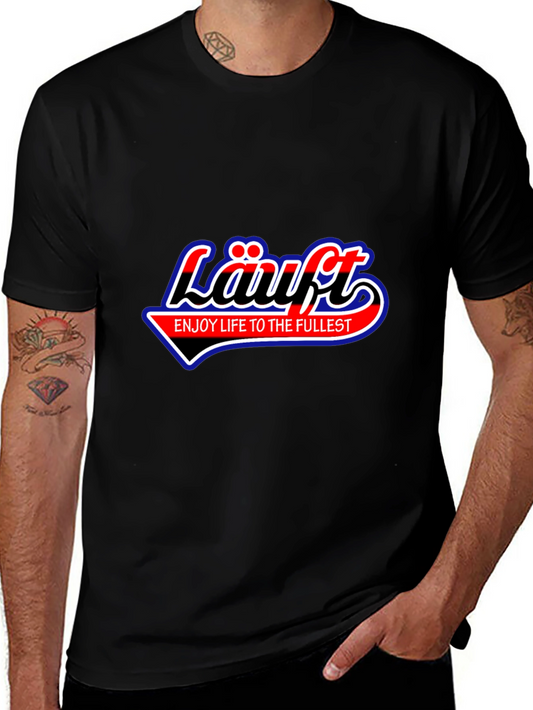 Lauft Graphic Tee - Enjoy Life to the Fullest
