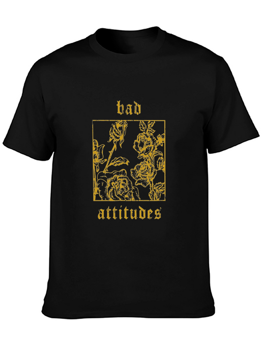 Bad Attitudes Graphic Tee - Black Unisex T-Shirt