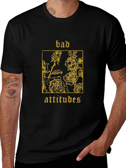 Bad Attitudes Graphic Tee - Black Unisex T-Shirt