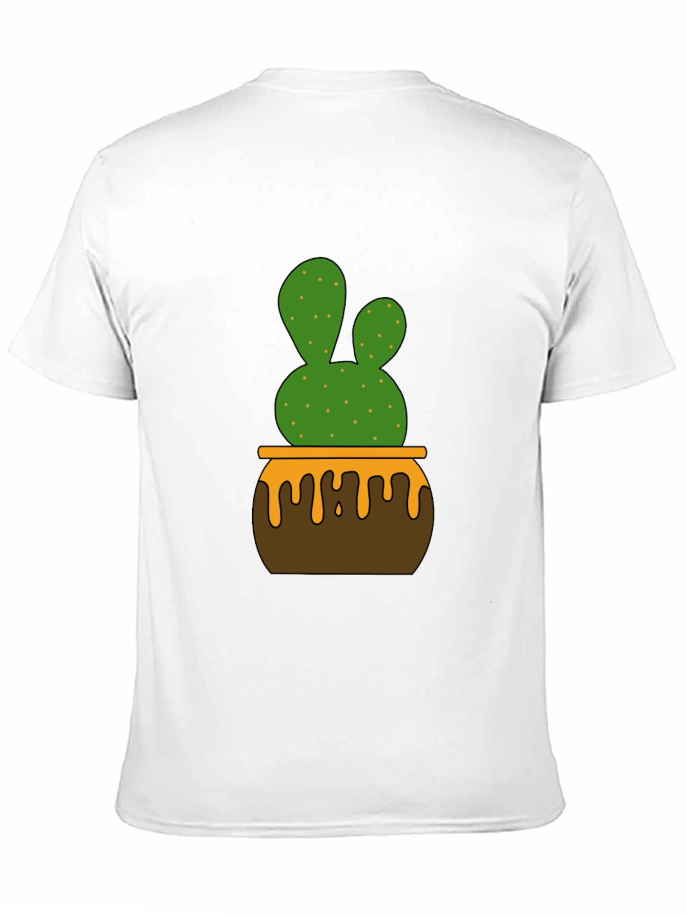 Cactus in Pot Graphic Tee - Stylish Unisex T-Shirt